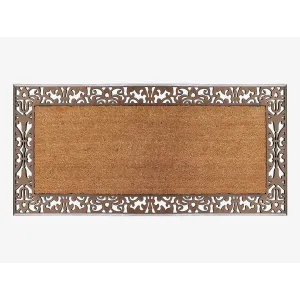 A1HC Entrance Door Mats. 30X60. Durable Large Outdoor Rug. Non-Slip. Rubber Backed Low-Profile. Indoor Outdoor for Front Door