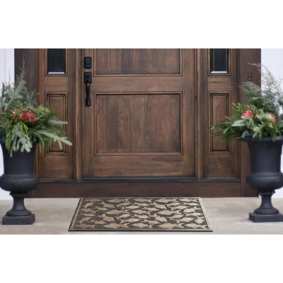 A1HC Rubber Pin Welcome Door Mats. Hand Finished. Non-Slip Backing Rubber. Heavy Duty Floormats