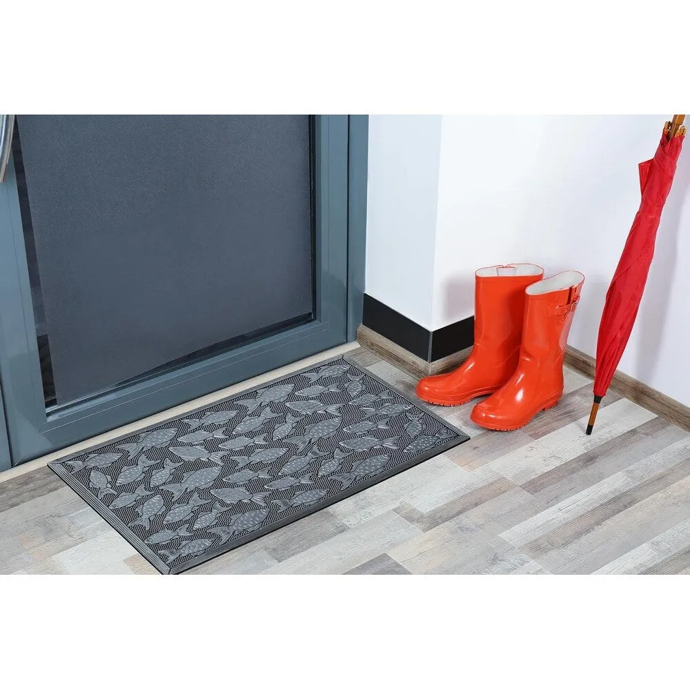A1HC Rubber Pin Welcome Door Mats. Hand Finished. Non-Slip Backing Rubber. Heavy Duty Floormats