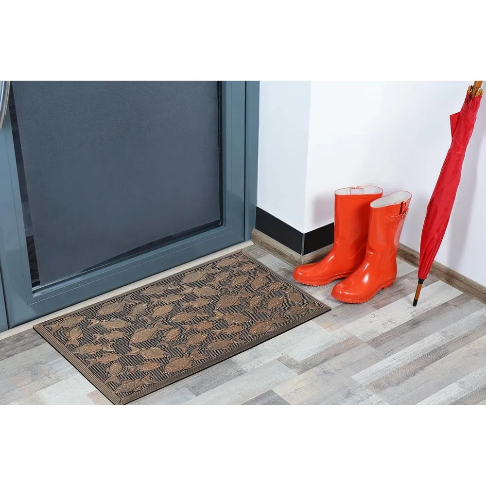 A1HC Rubber Pin Welcome Door Mats. Hand Finished. Non-Slip Backing Rubber. Heavy Duty Floormats