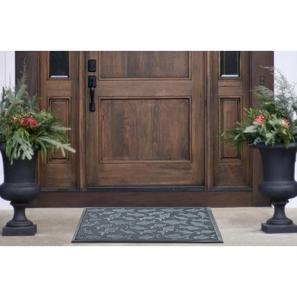 A1HC Rubber Pin Welcome Door Mats. Hand Finished. Non-Slip Backing Rubber. Heavy Duty Floormats