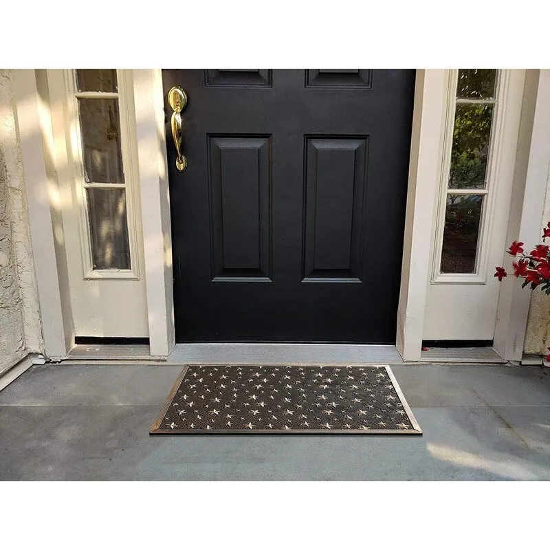A1HC Rubber Pin Welcome Door Mats. Hand Finished. Non-Slip Backing Rubber. Heavy Duty Floormats