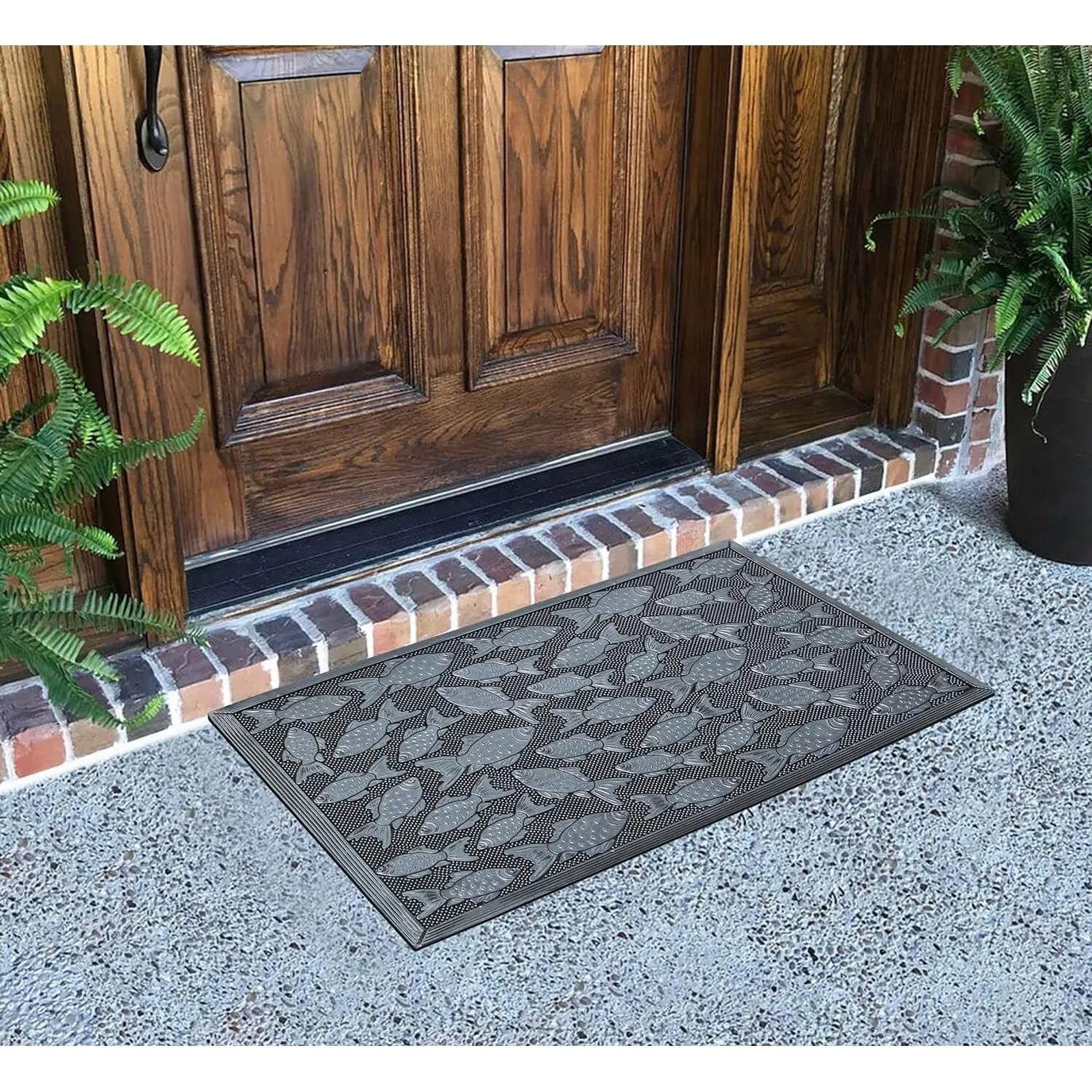 A1HC Rubber Pin Welcome Door Mats. Hand Finished. Non-Slip Backing Rubber. Heavy Duty Floormats
