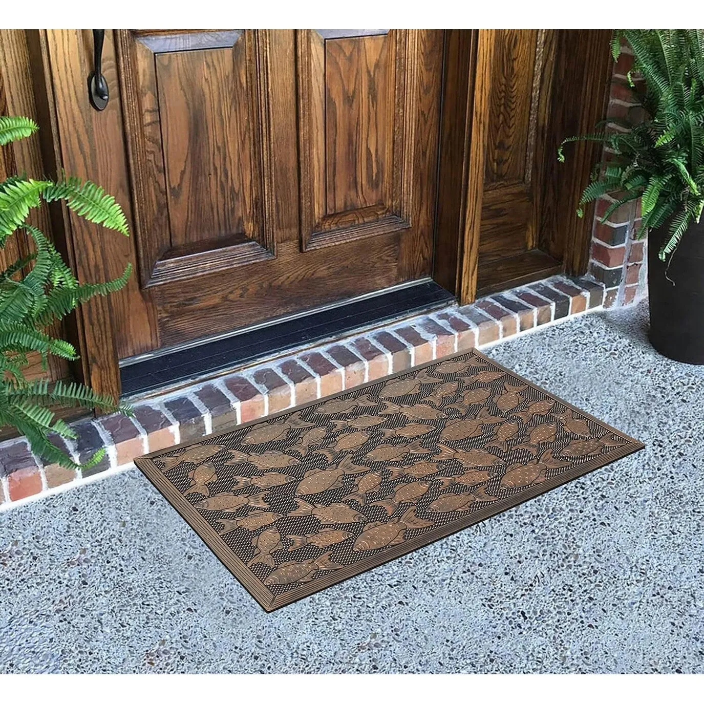 A1HC Rubber Pin Welcome Door Mats. Hand Finished. Non-Slip Backing Rubber. Heavy Duty Floormats