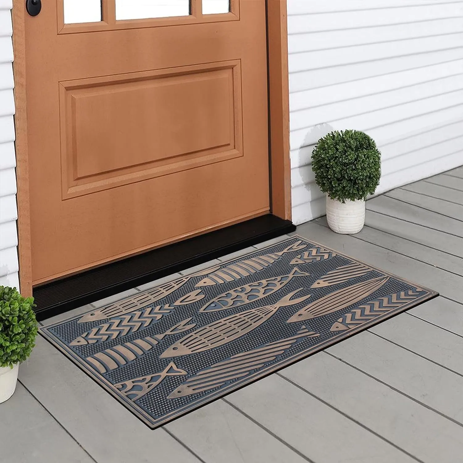 A1HC Rubber Pin Welcome Door Mats. Hand Finished. Non-Slip Backing Rubber. Heavy Duty Floormats