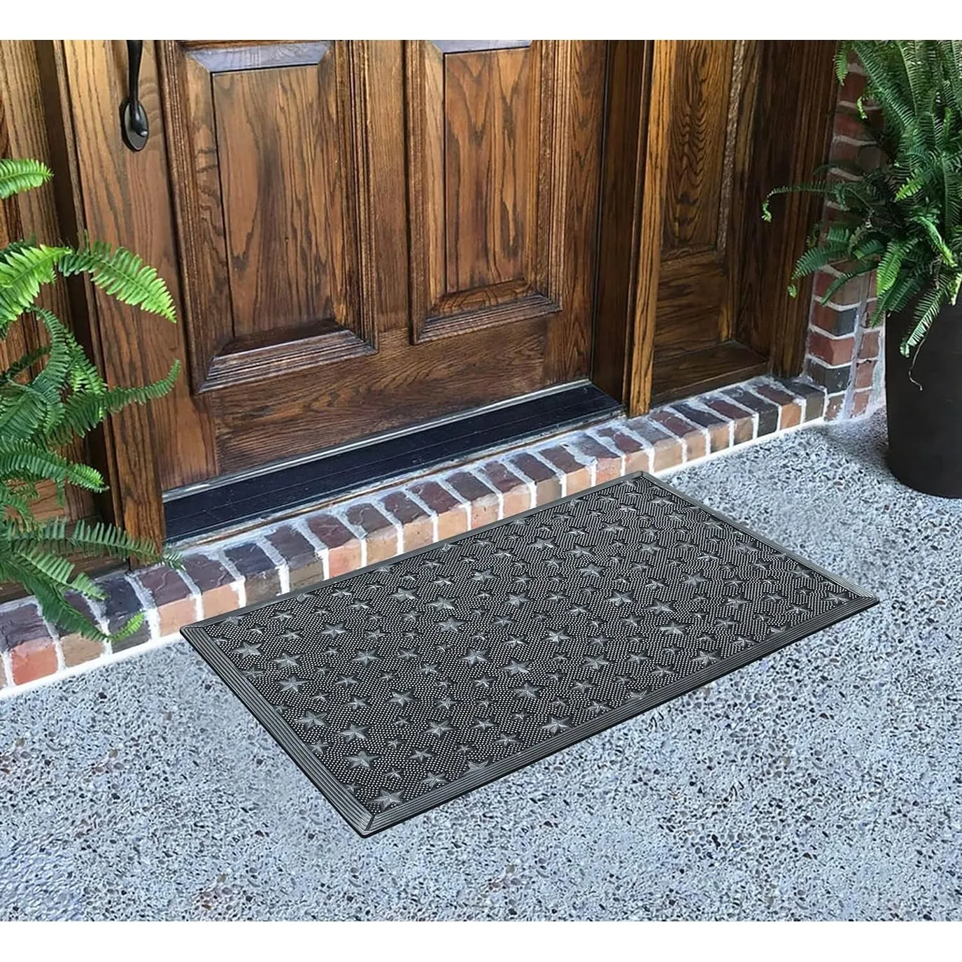 A1HC Rubber Pin Welcome Door Mats. Hand Finished. Non-Slip Backing Rubber. Heavy Duty Floormats
