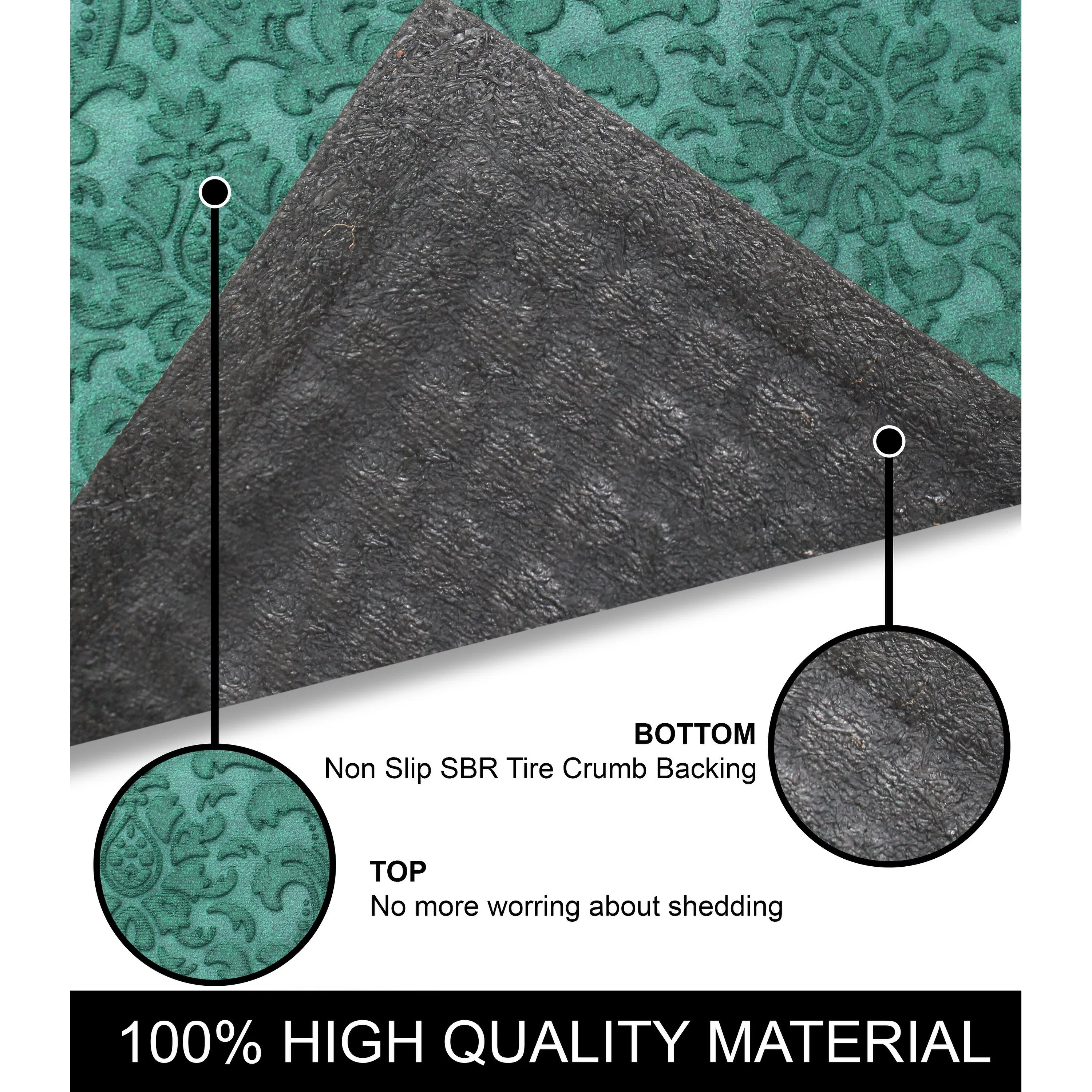 A1HC Water retainer Indoor/Outdoor Doormat 24X36