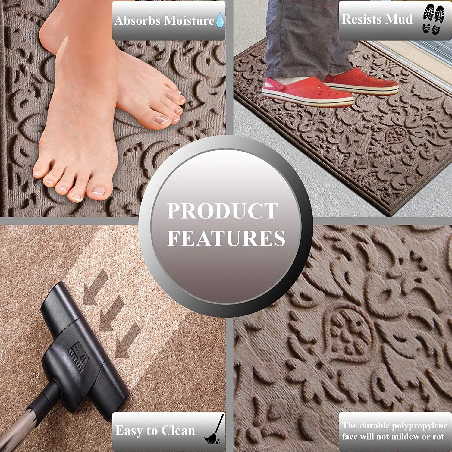 A1HC Water retainer Indoor/Outdoor Doormat 24X36