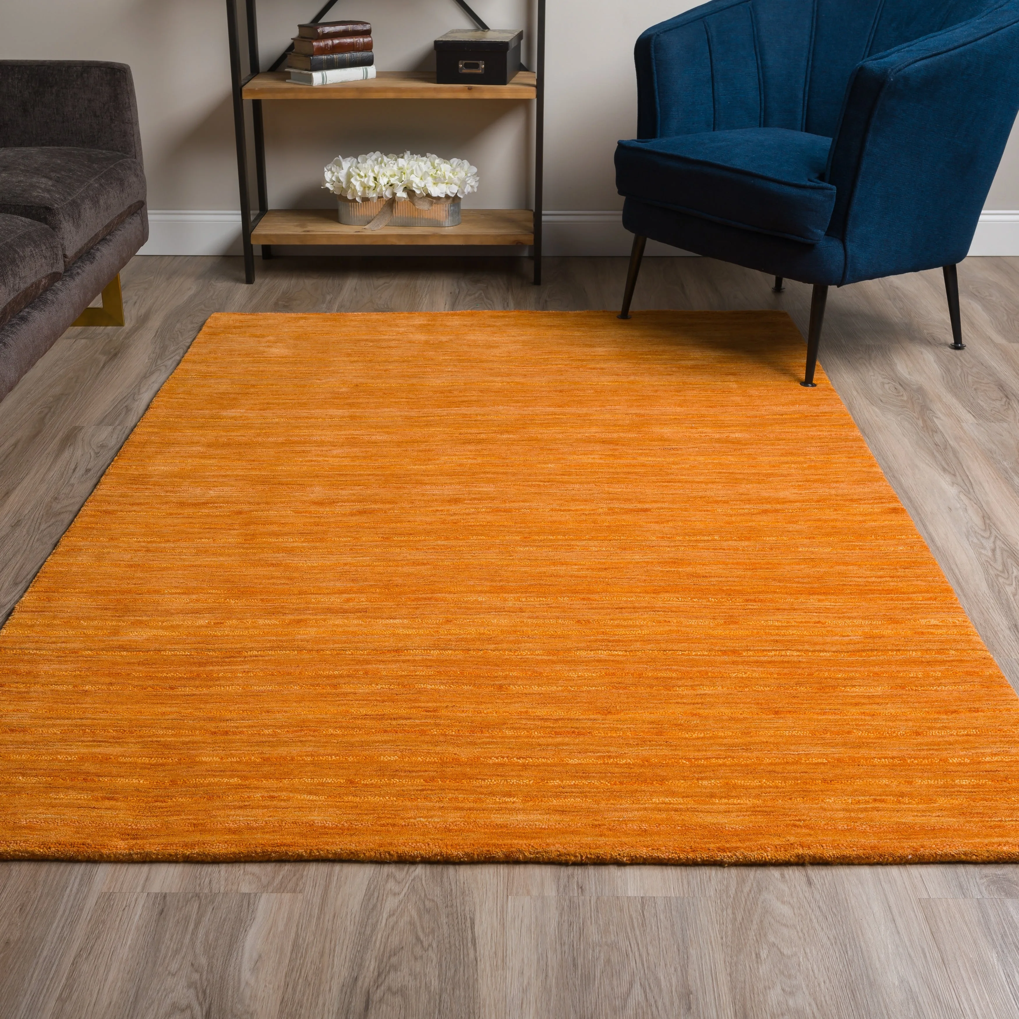 Addison Cooper Multi Shade Solid Wool Area Rug