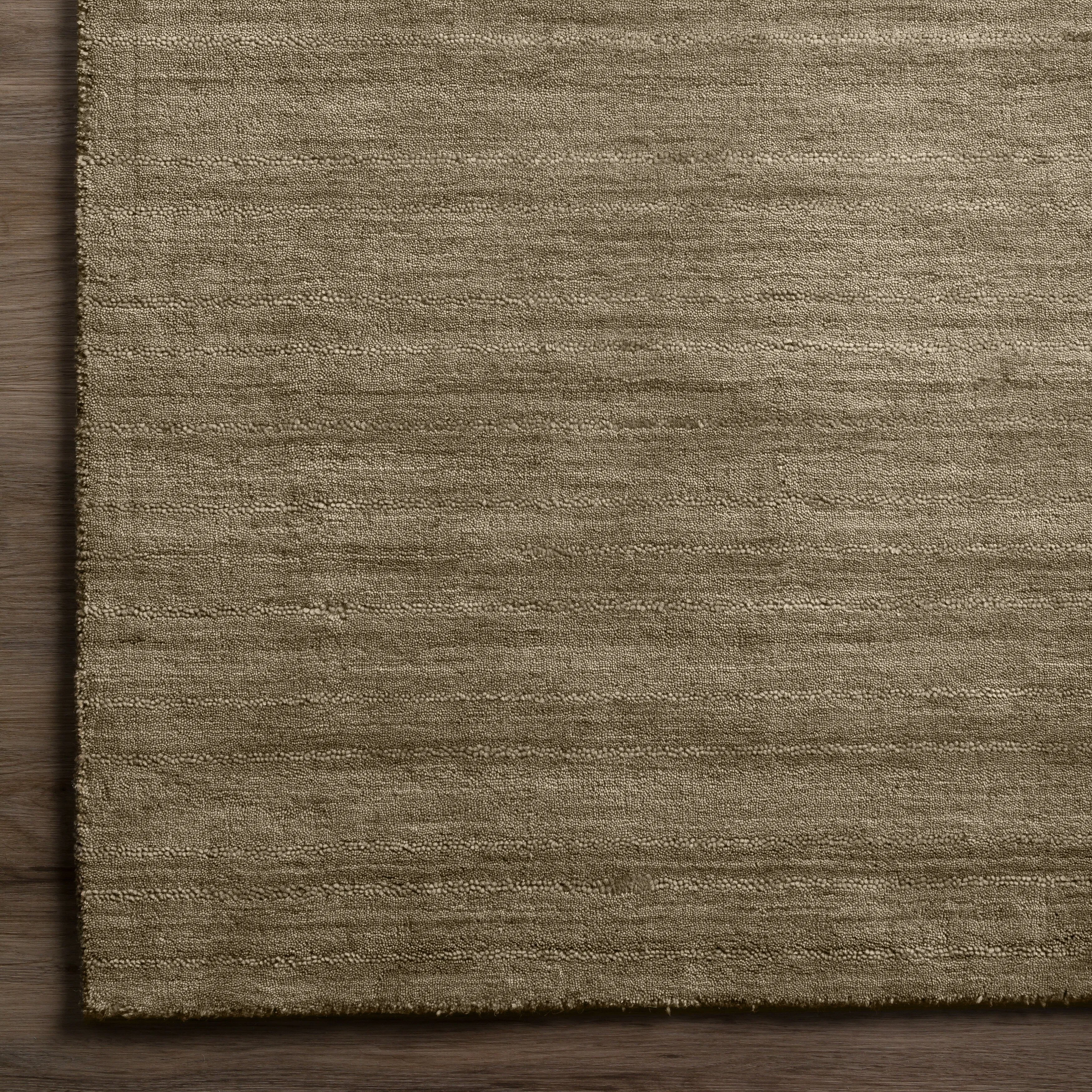 Addison Cooper Multi Shade Solid Wool Area Rug