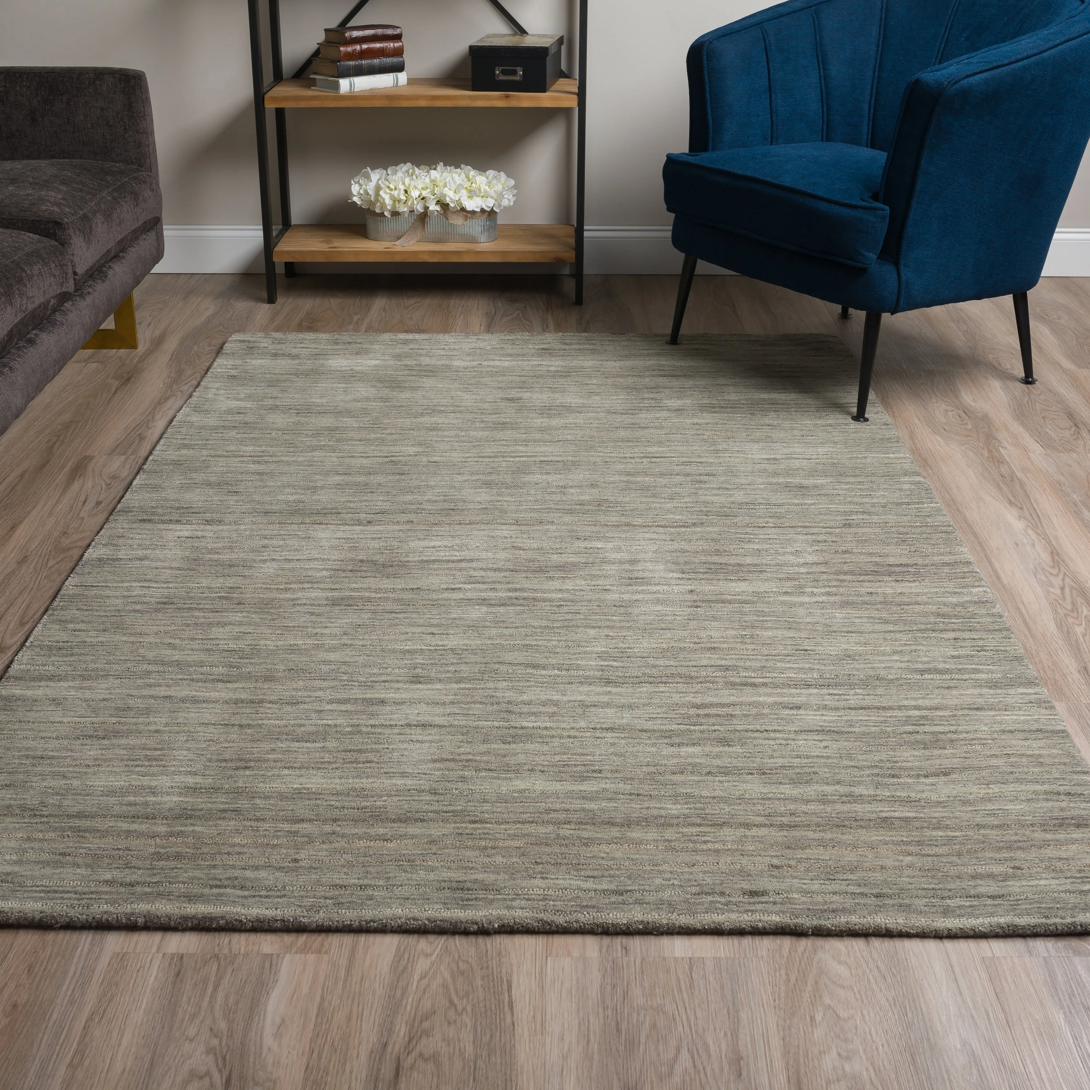 Addison Cooper Multi Shade Solid Wool Area Rug