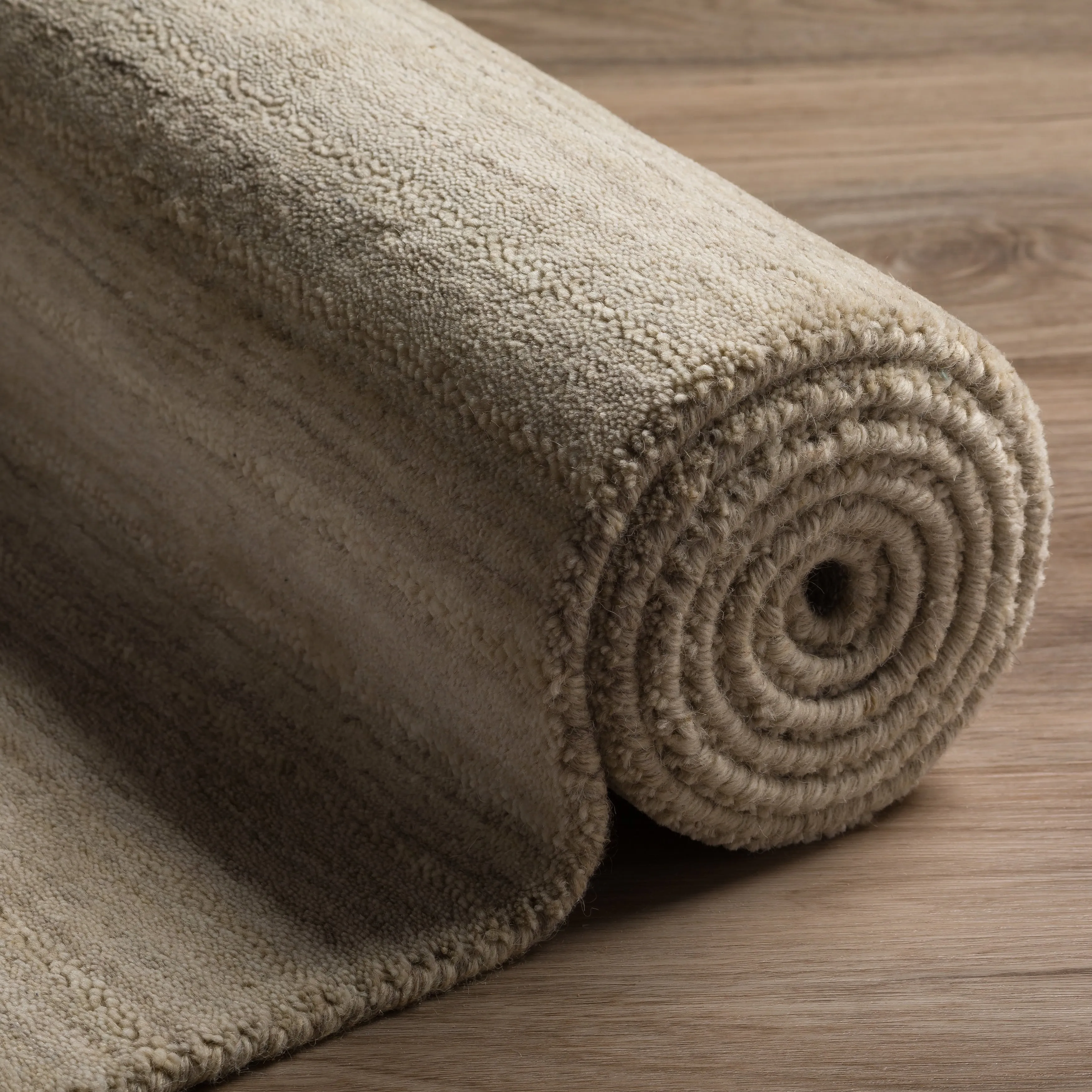 Addison Cooper Multi Shade Solid Wool Area Rug