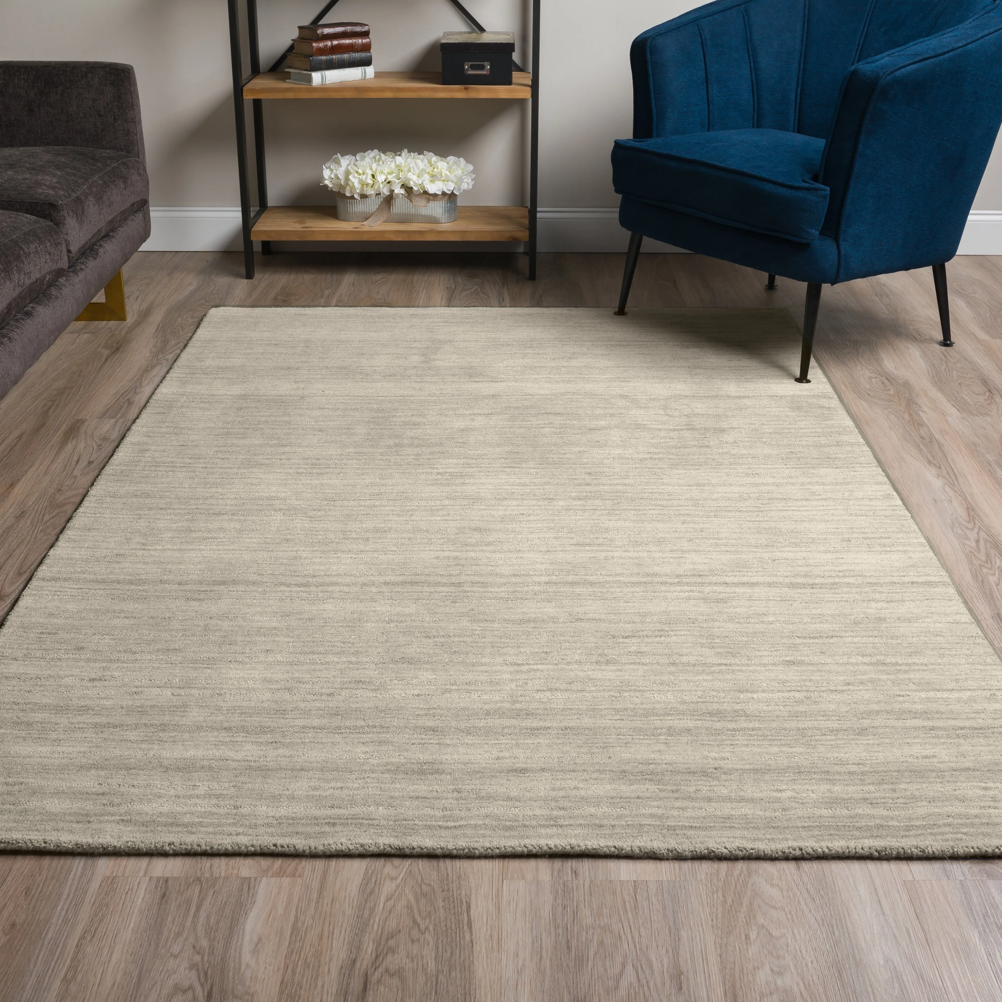 Addison Cooper Multi Shade Solid Wool Area Rug
