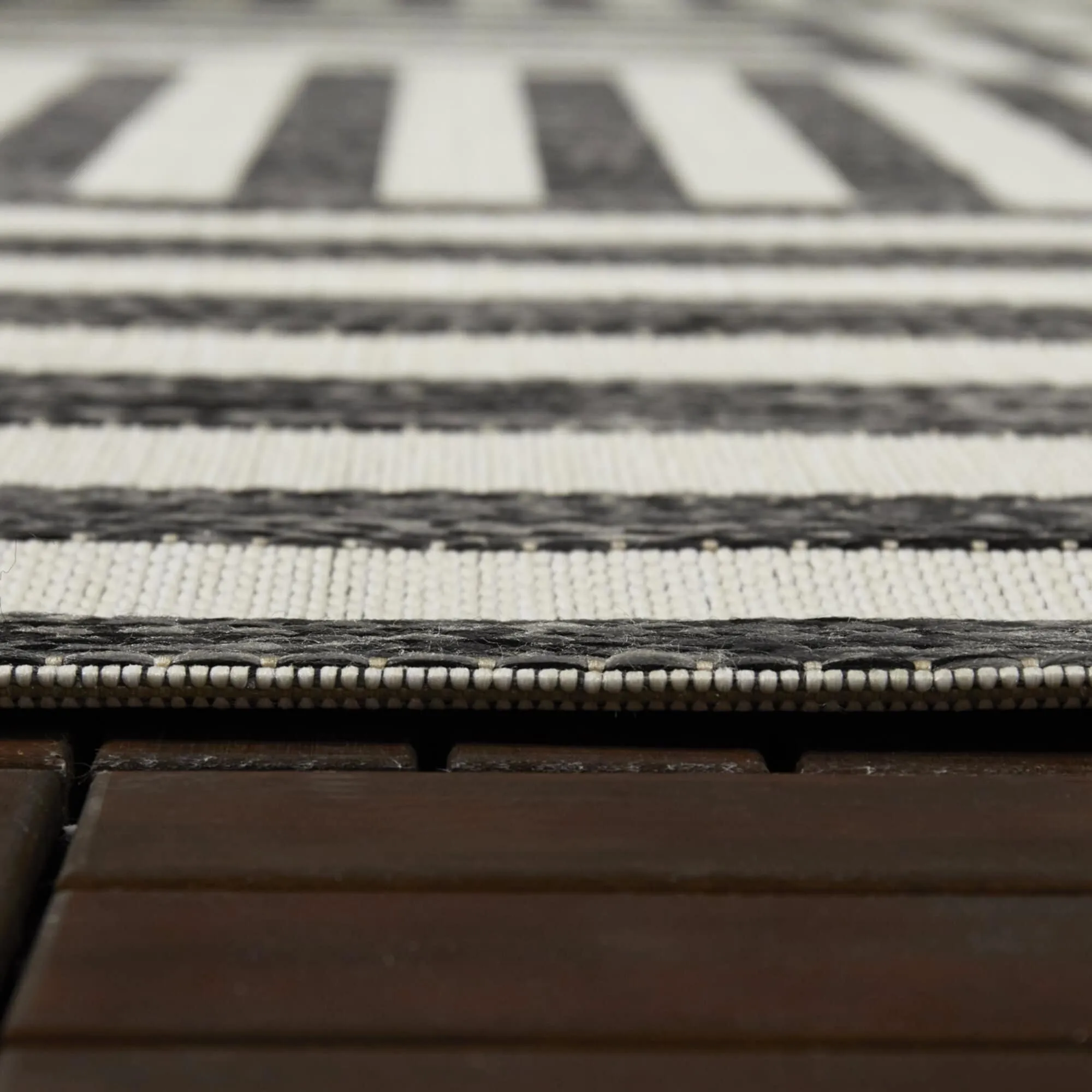 Addison Geometric Striped Indoor/Outdoor Area Rug