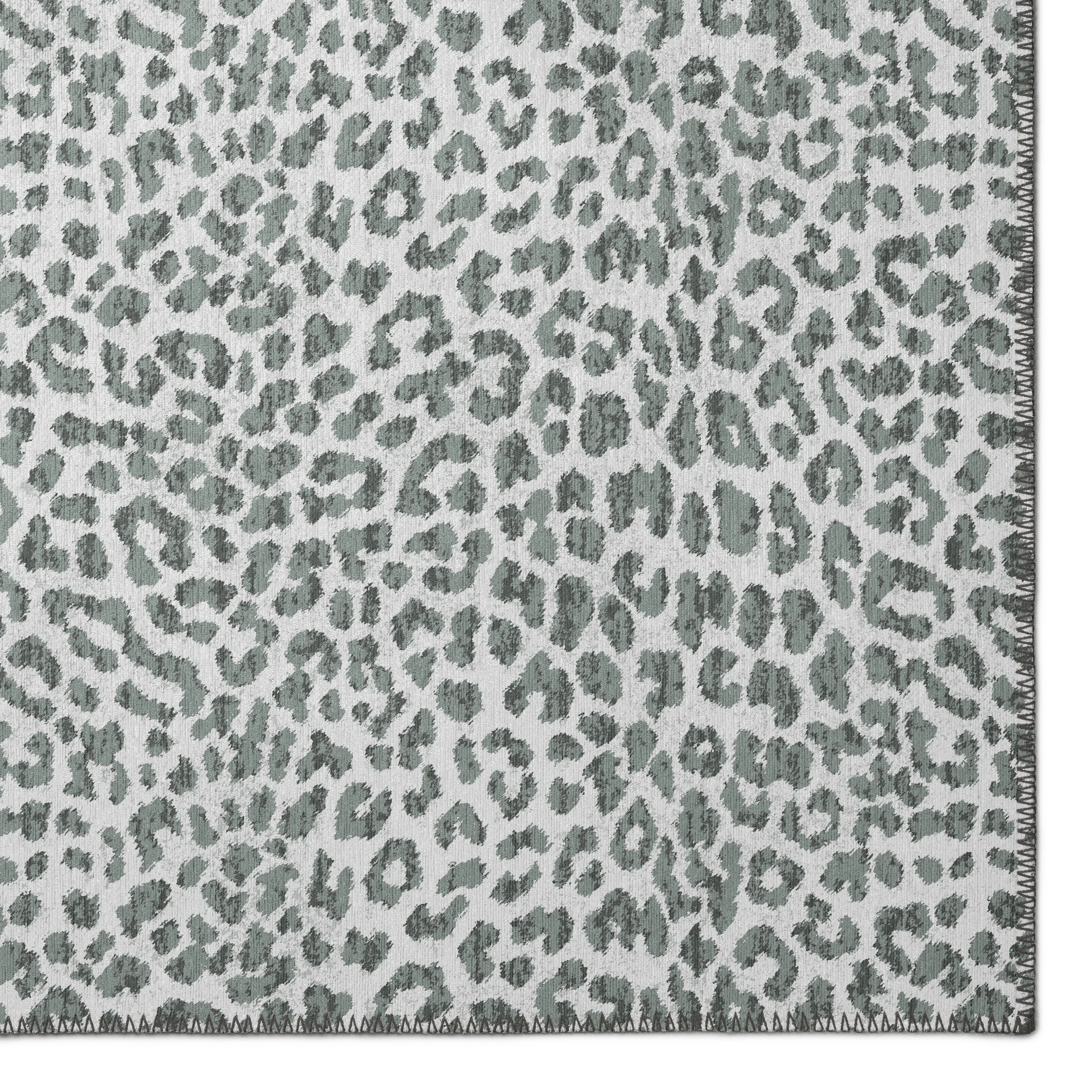 Addison Indoor/ Outdoor Safari Leopard Animal Print Washable Area Rug
