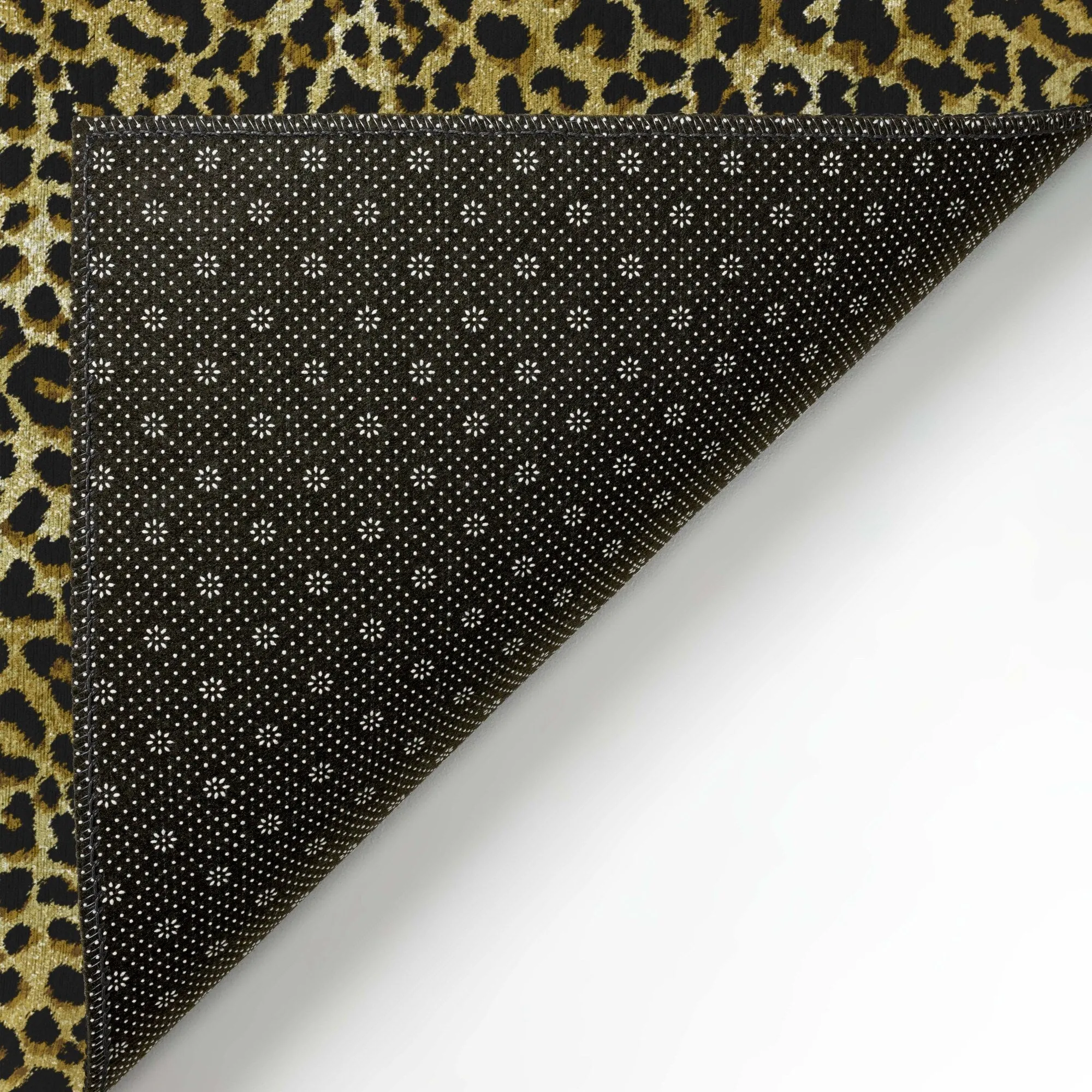 Addison Indoor/ Outdoor Safari Leopard Animal Print Washable Area Rug