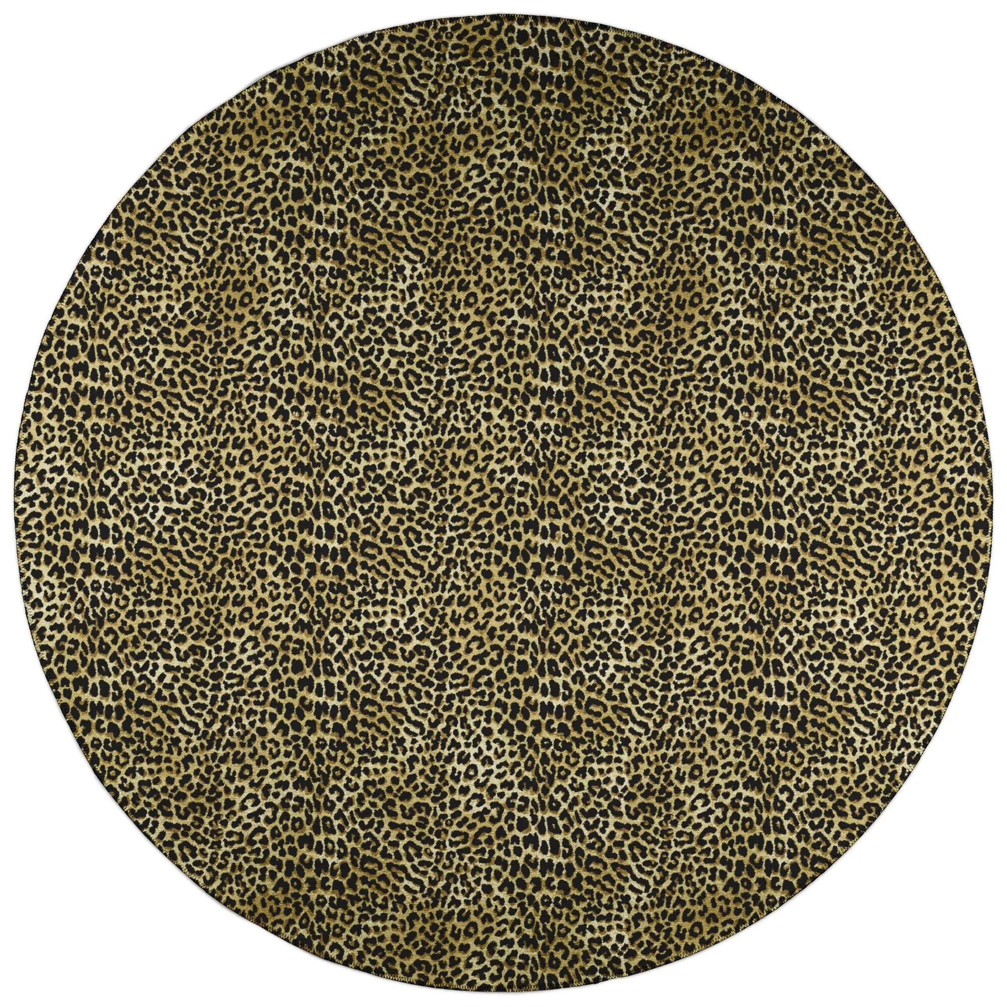 Addison Indoor/ Outdoor Safari Leopard Animal Print Washable Area Rug