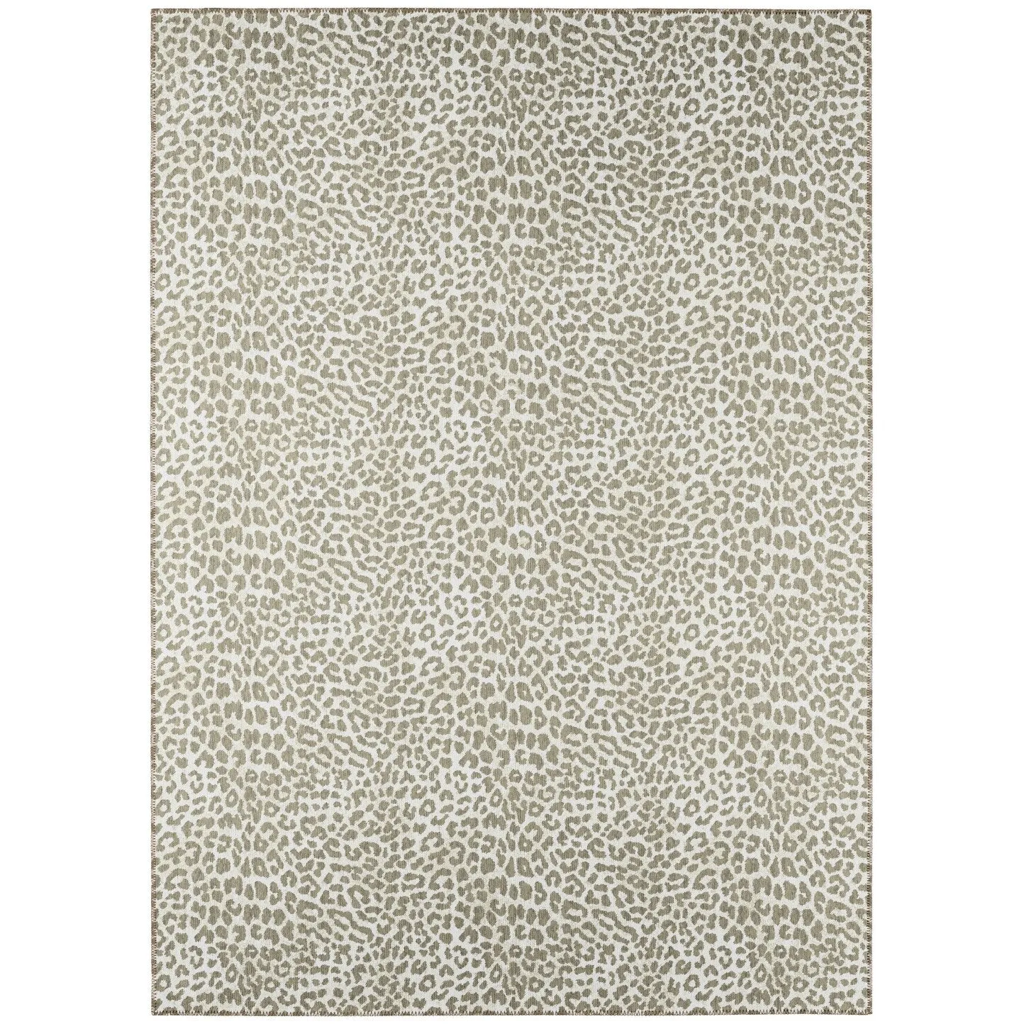 Addison Indoor/ Outdoor Safari Leopard Animal Print Washable Area Rug