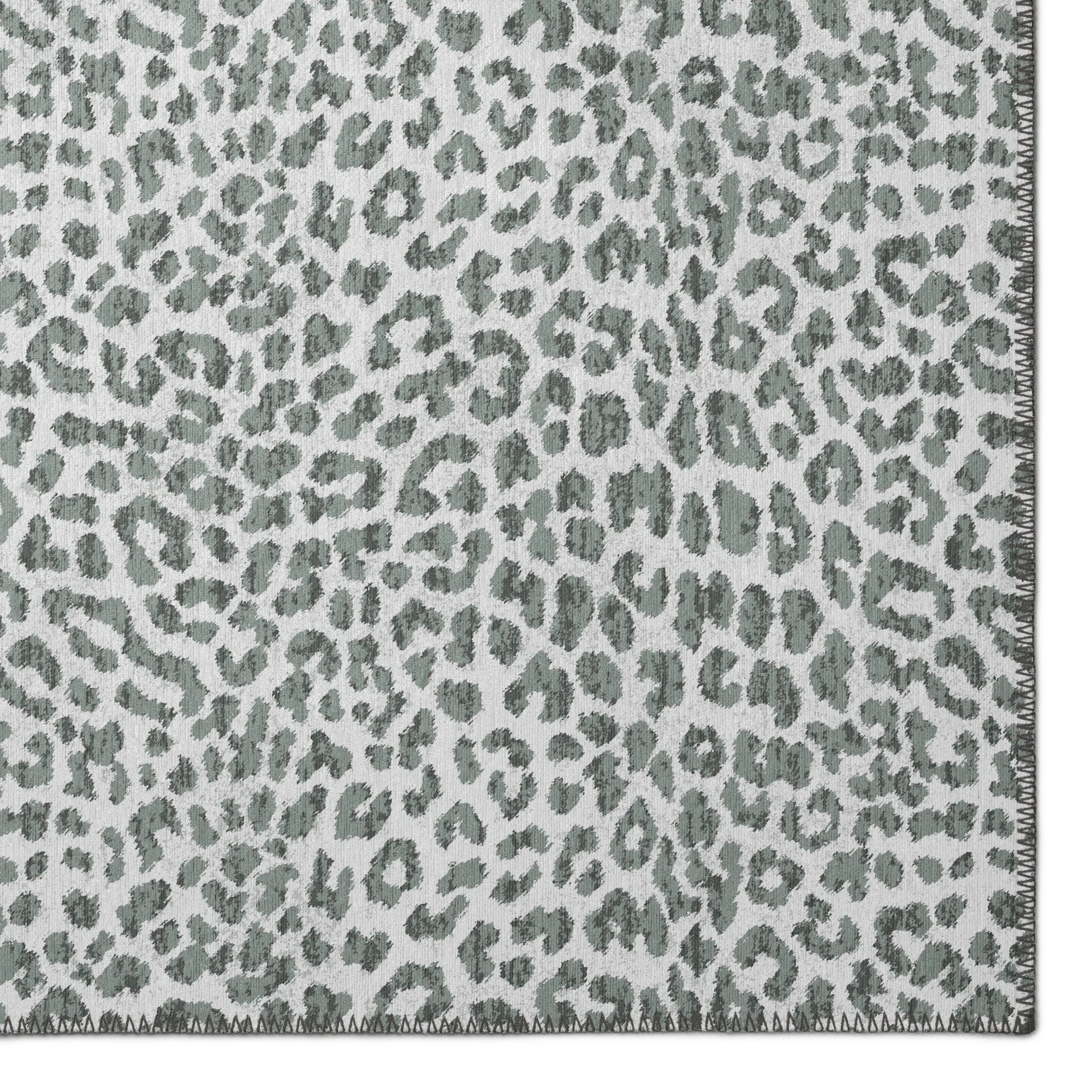 Addison Indoor/ Outdoor Safari Leopard Animal Print Washable Area Rug