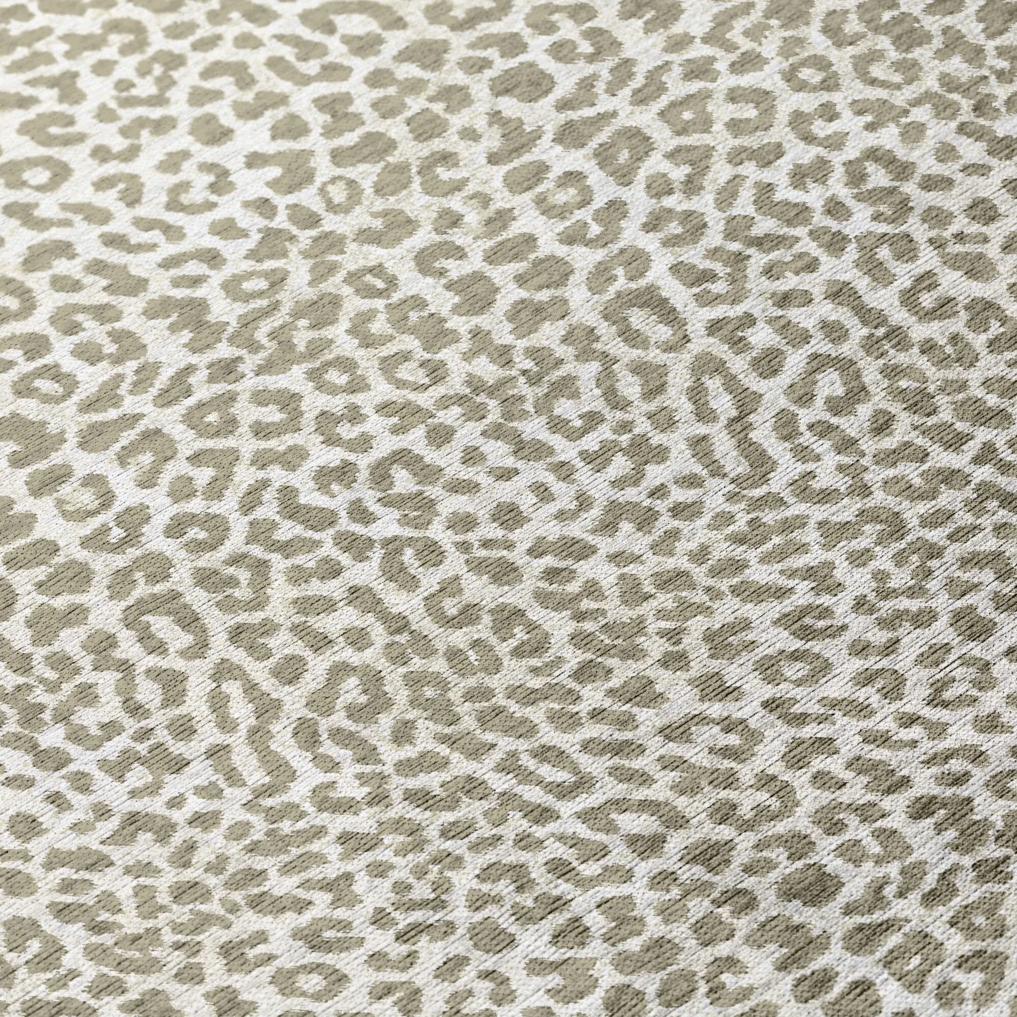 Addison Indoor/ Outdoor Safari Leopard Animal Print Washable Area Rug