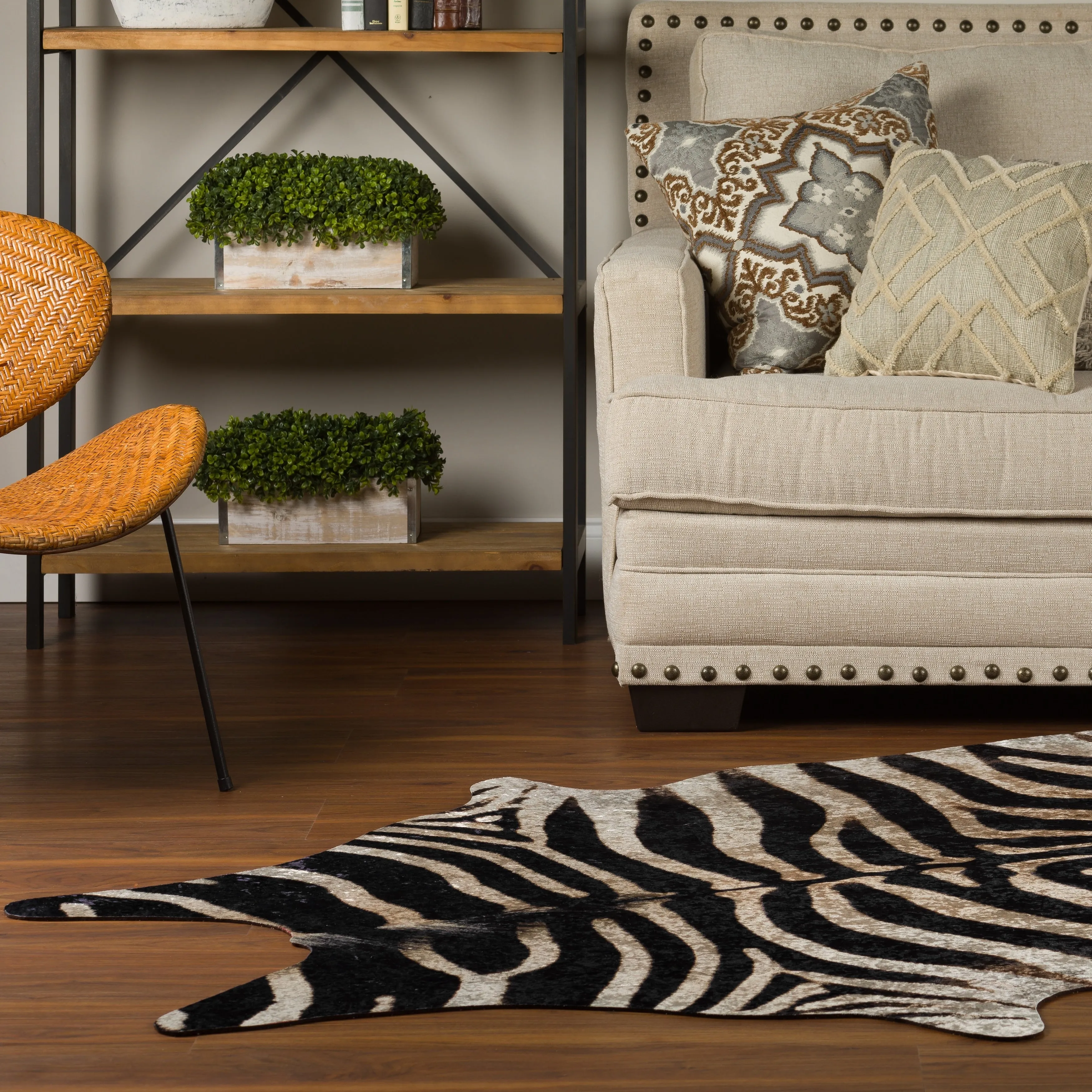 Addison Rugs Cheyenne Non-Skid Animal Print Area Rug