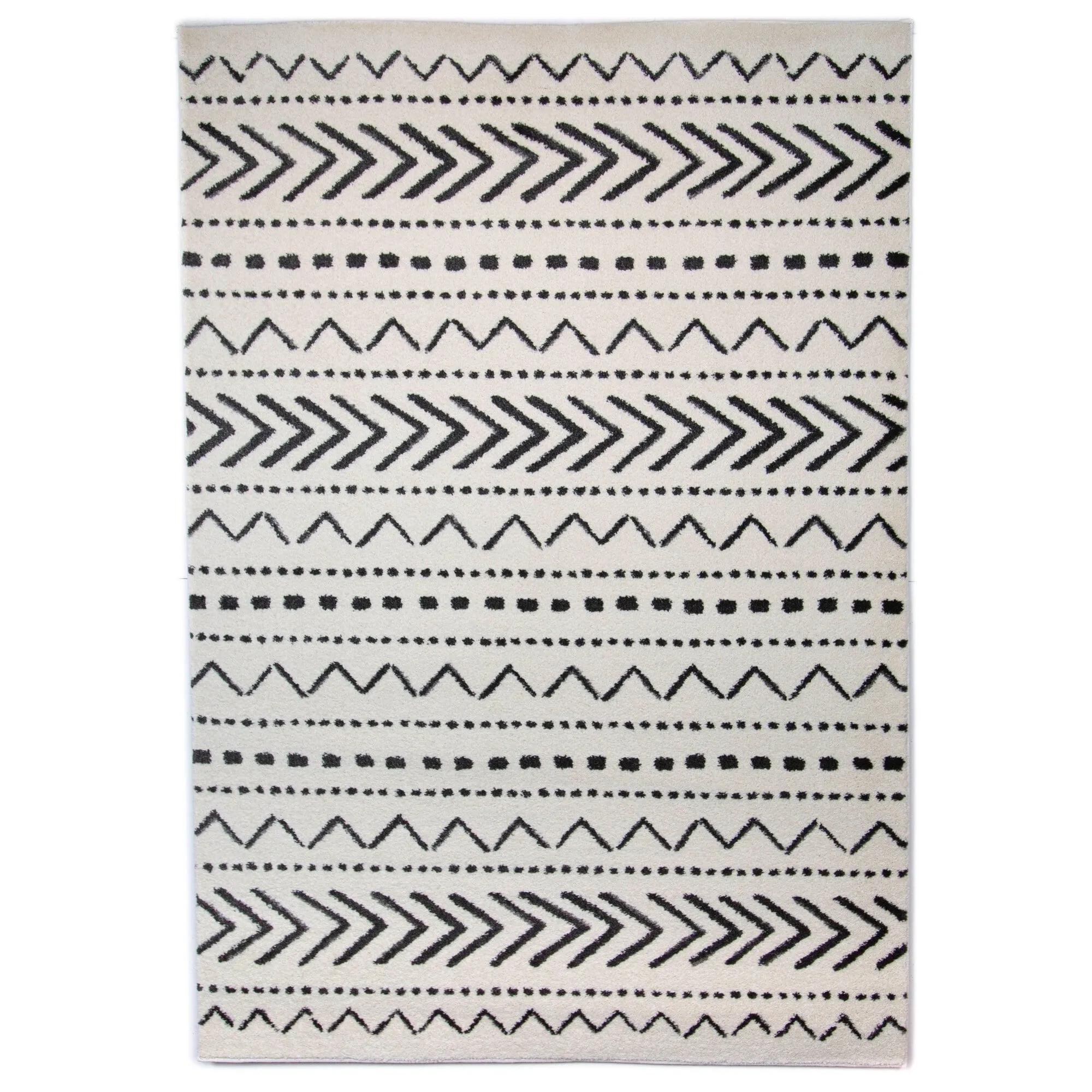 Adebayo Geometric Striped Area Rug