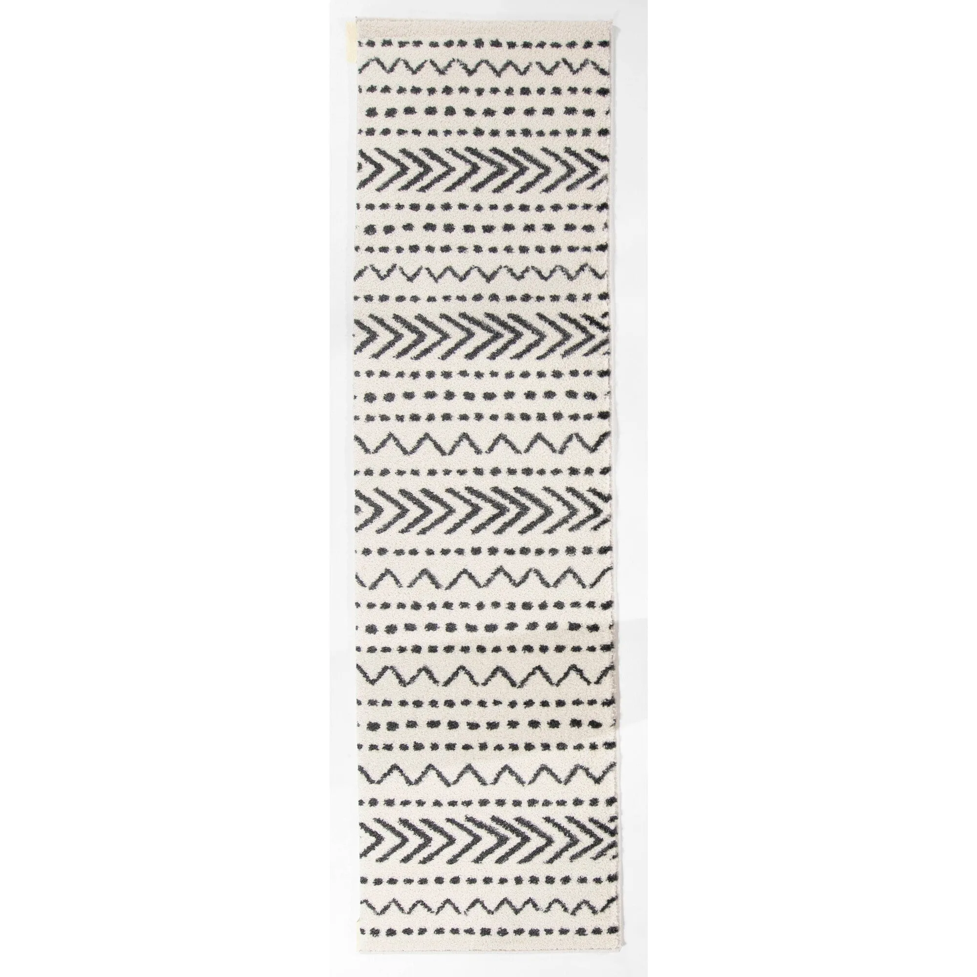 Adebayo Geometric Striped Area Rug