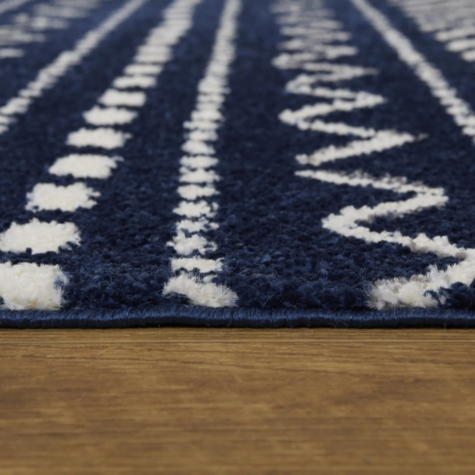 Adebayo Geometric Striped Area Rug