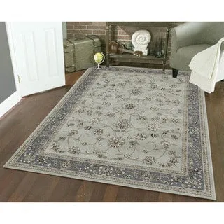 Admire Home Living Amalfi Traditional Scroll Pattern Area Rug