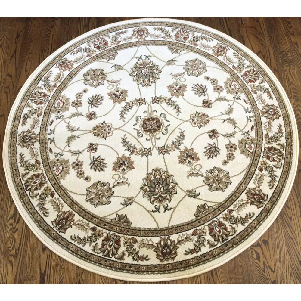 Admire Home Living Amalfi Traditional Scroll Pattern Area Rug