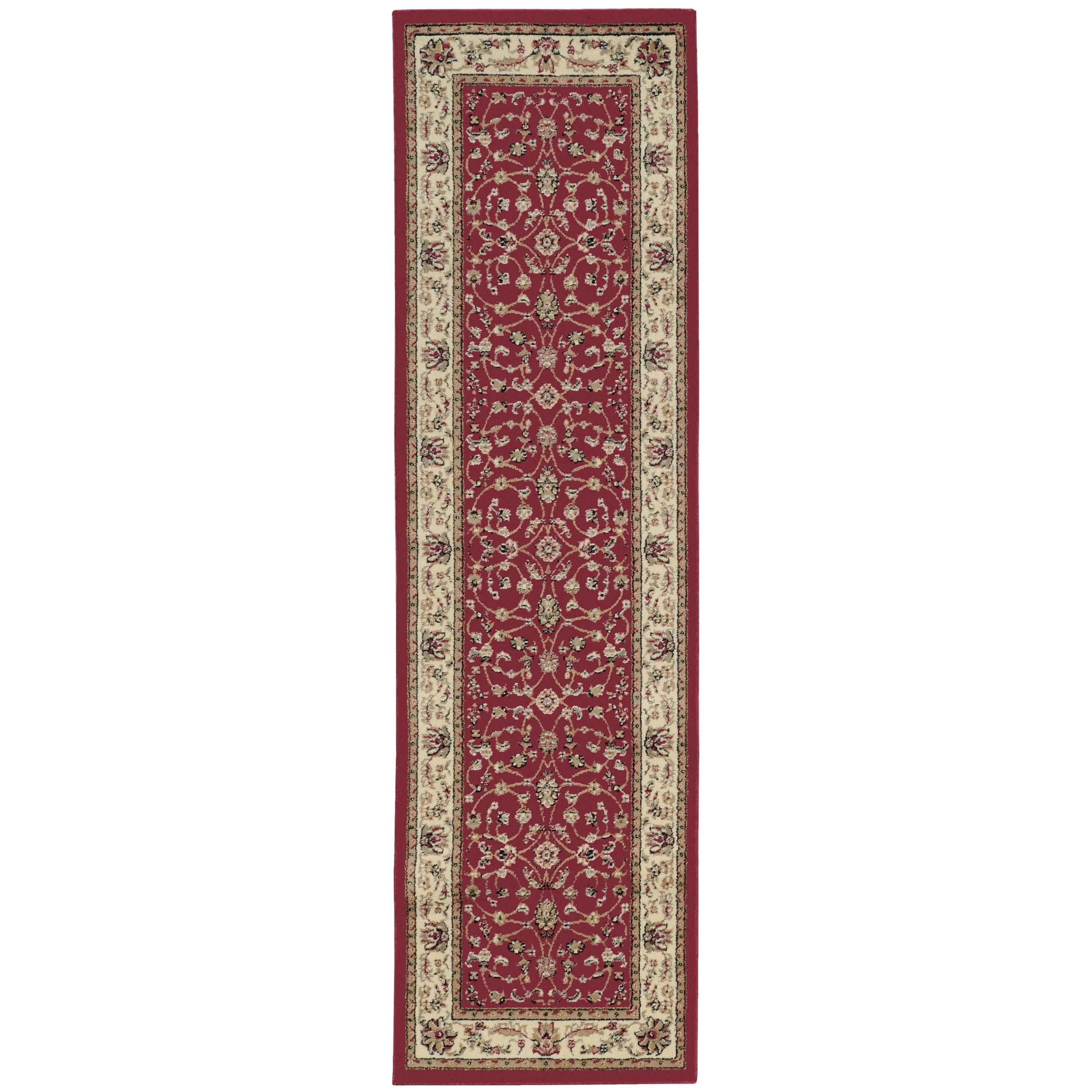 Admire Home Living Amalfi Traditional Scroll Pattern Area Rug