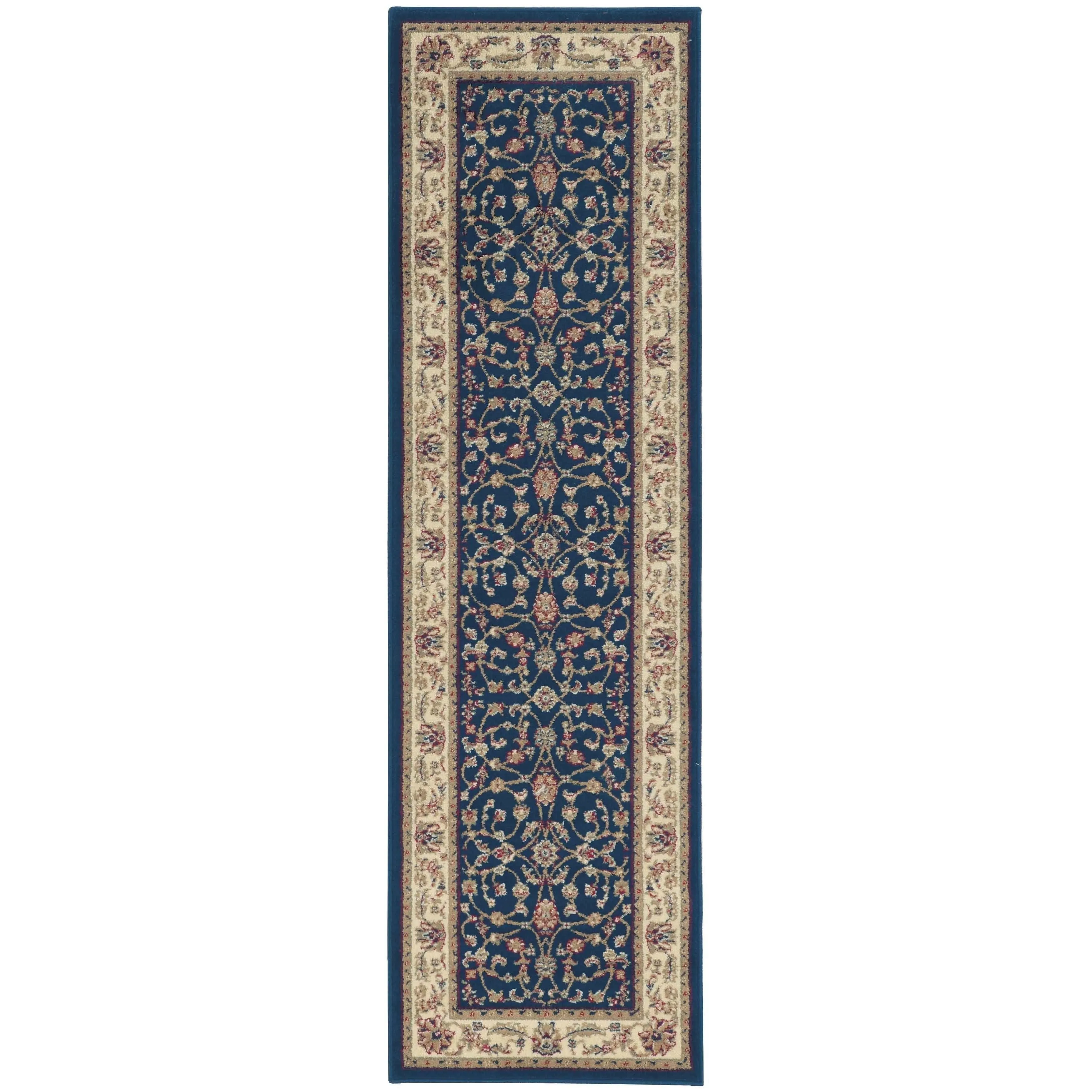 Admire Home Living Amalfi Traditional Scroll Pattern Area Rug