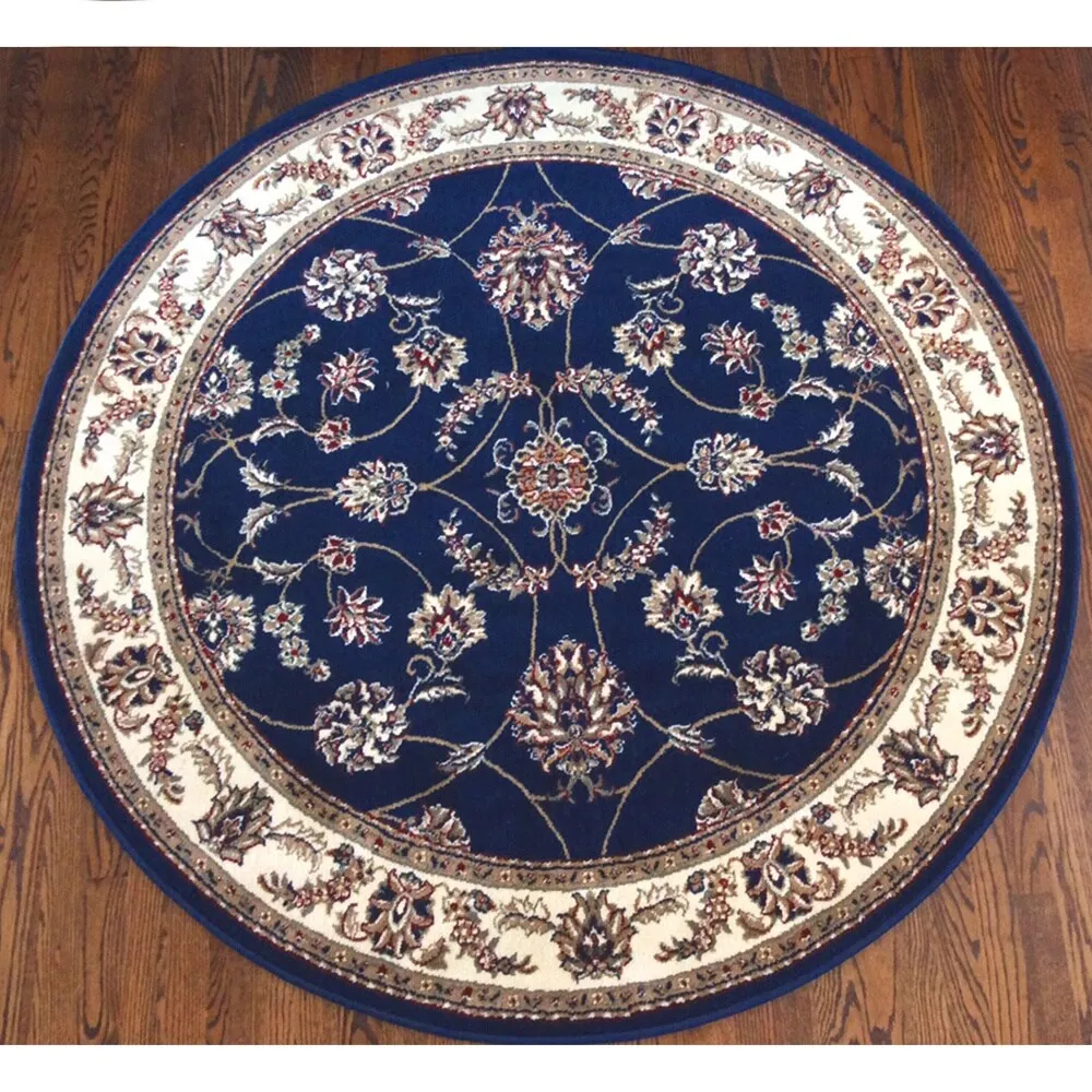 Admire Home Living Amalfi Traditional Scroll Pattern Area Rug