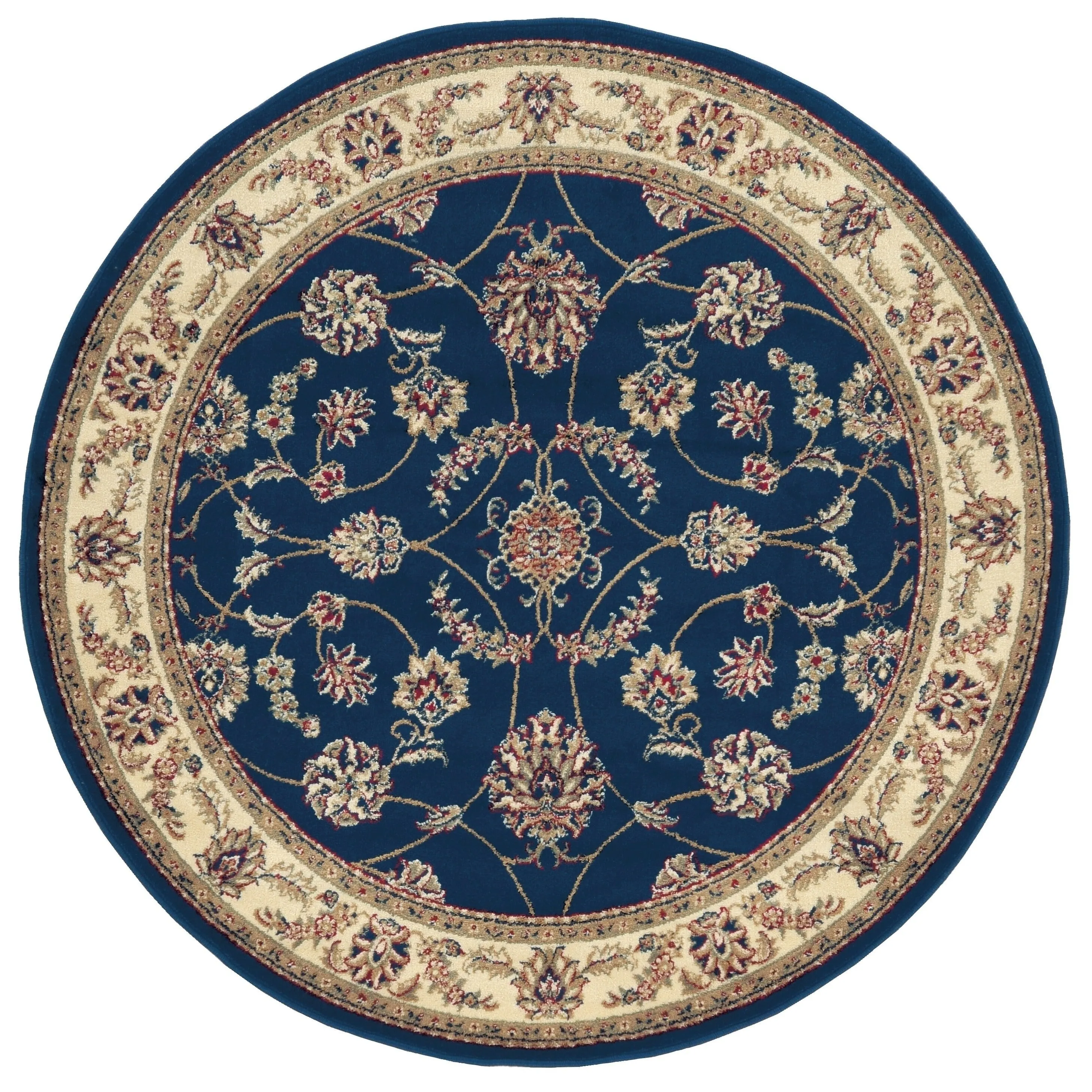 Admire Home Living Amalfi Traditional Scroll Pattern Area Rug