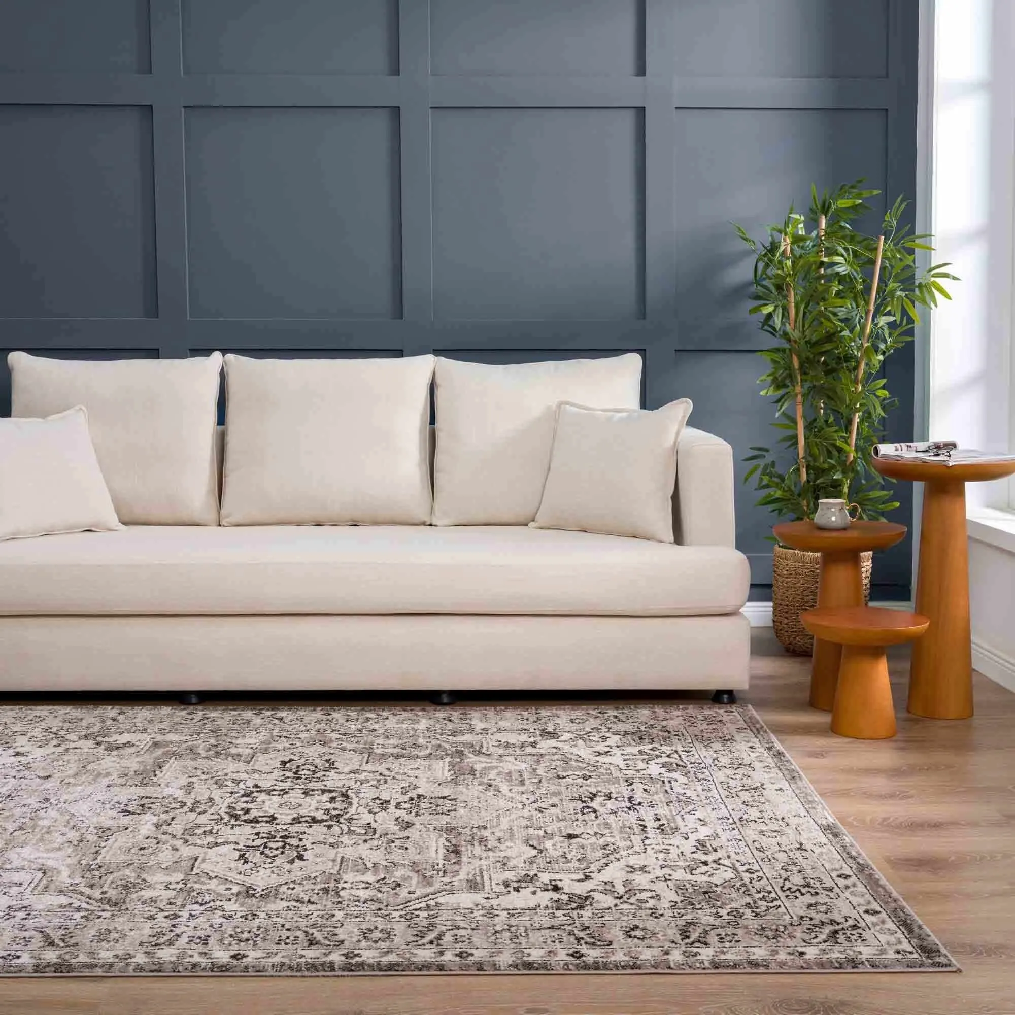 Albie Oriental Persian Medallion Area Rug