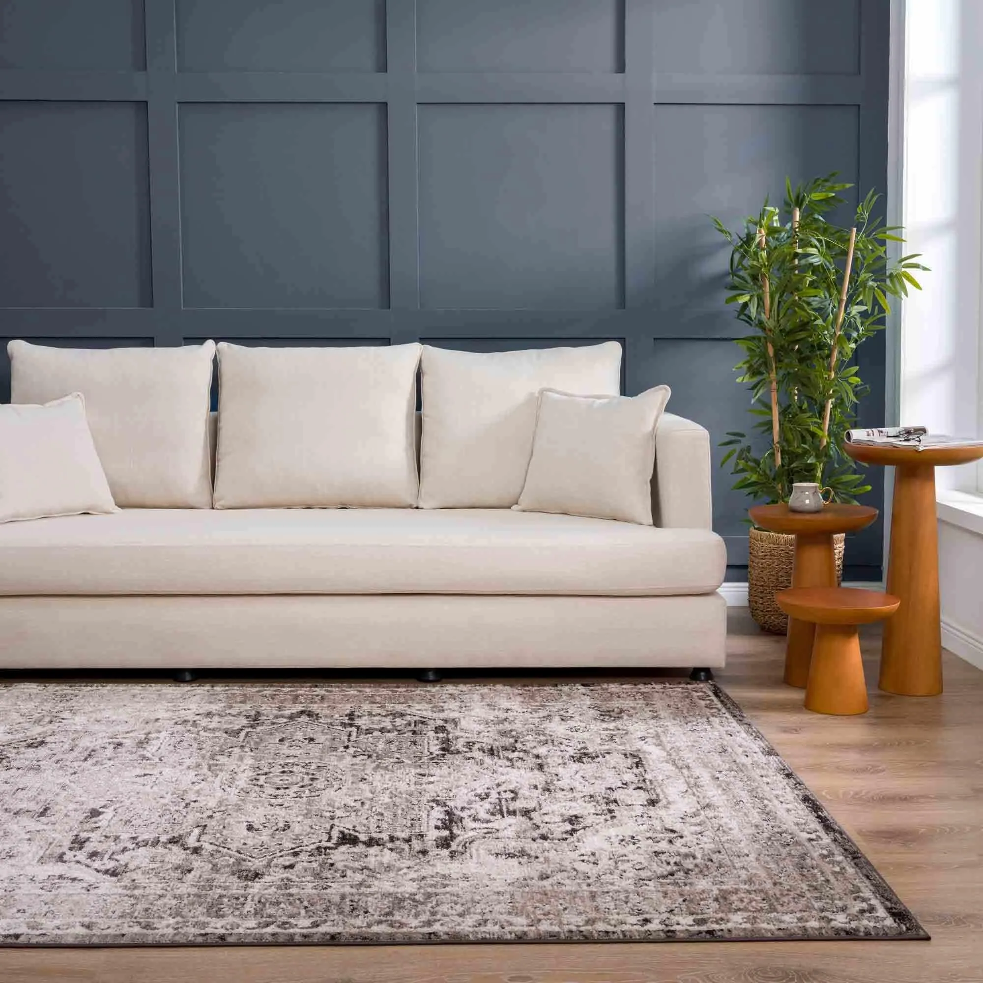 Albie Oriental Persian Medallion Area Rug