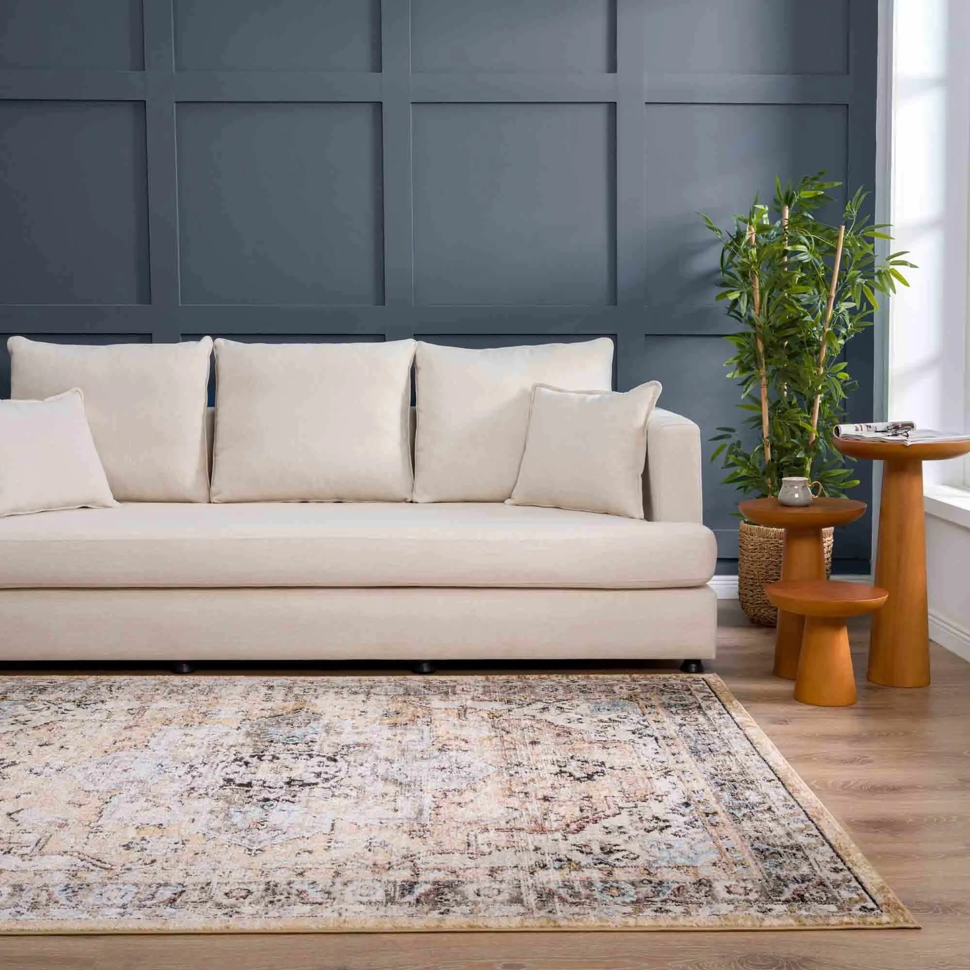 Albie Oriental Persian Medallion Area Rug