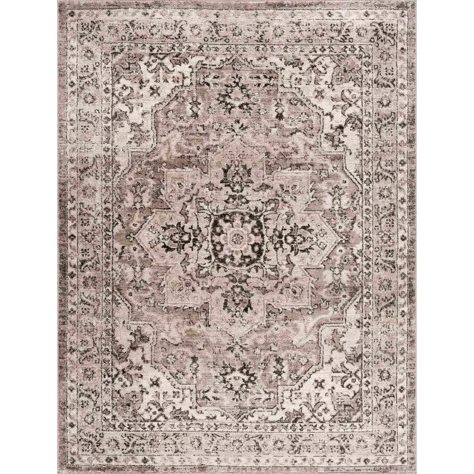Albie Oriental Persian Medallion Area Rug