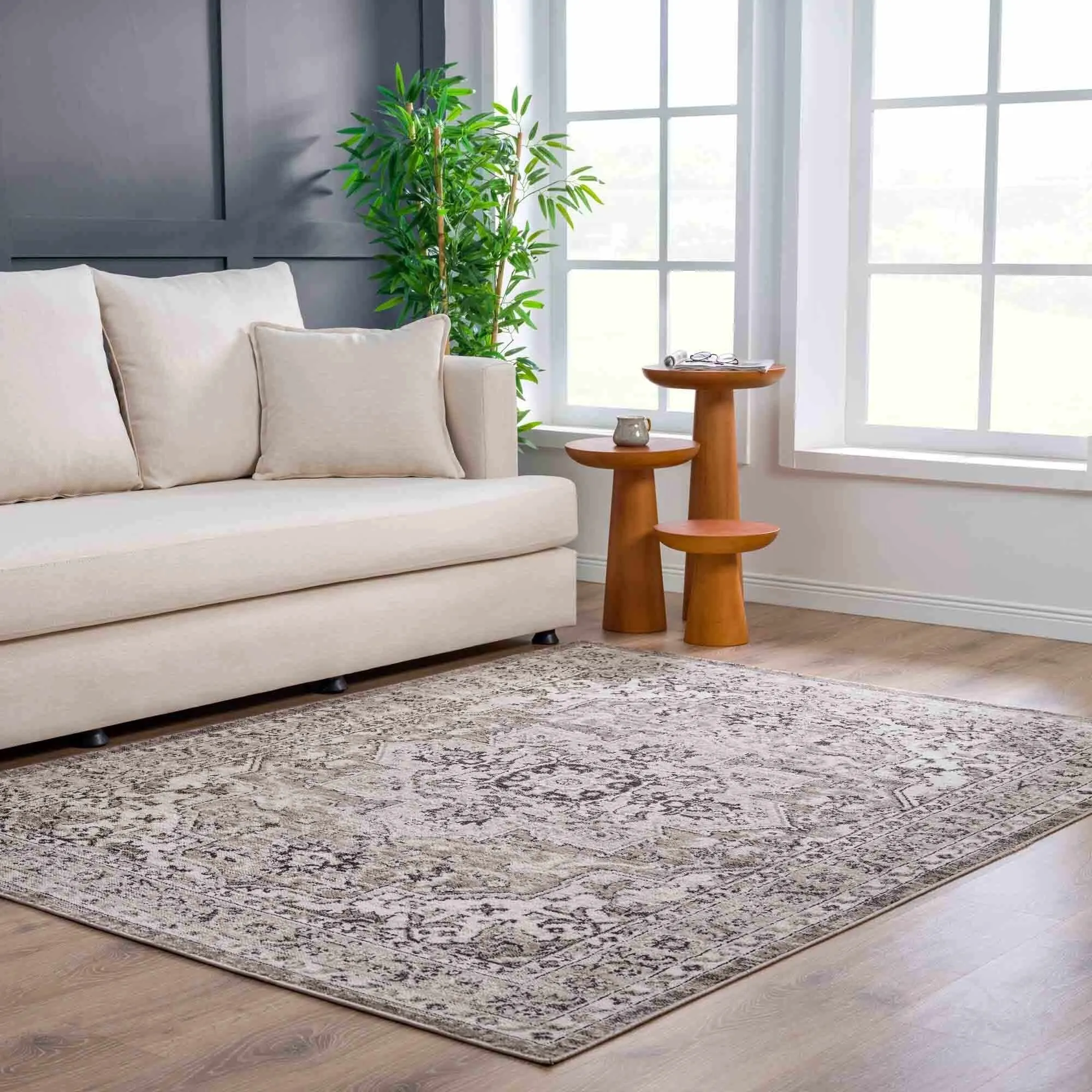 Albie Oriental Persian Medallion Area Rug