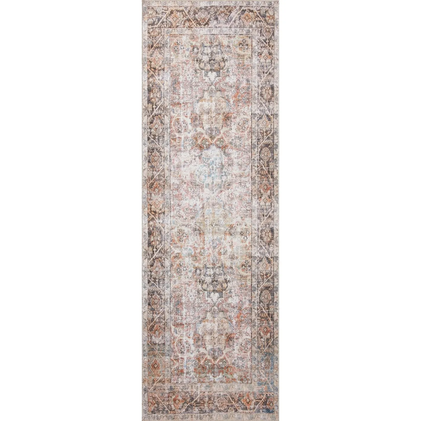 Alexander Home Bella Distressed Vintage Area Rug
