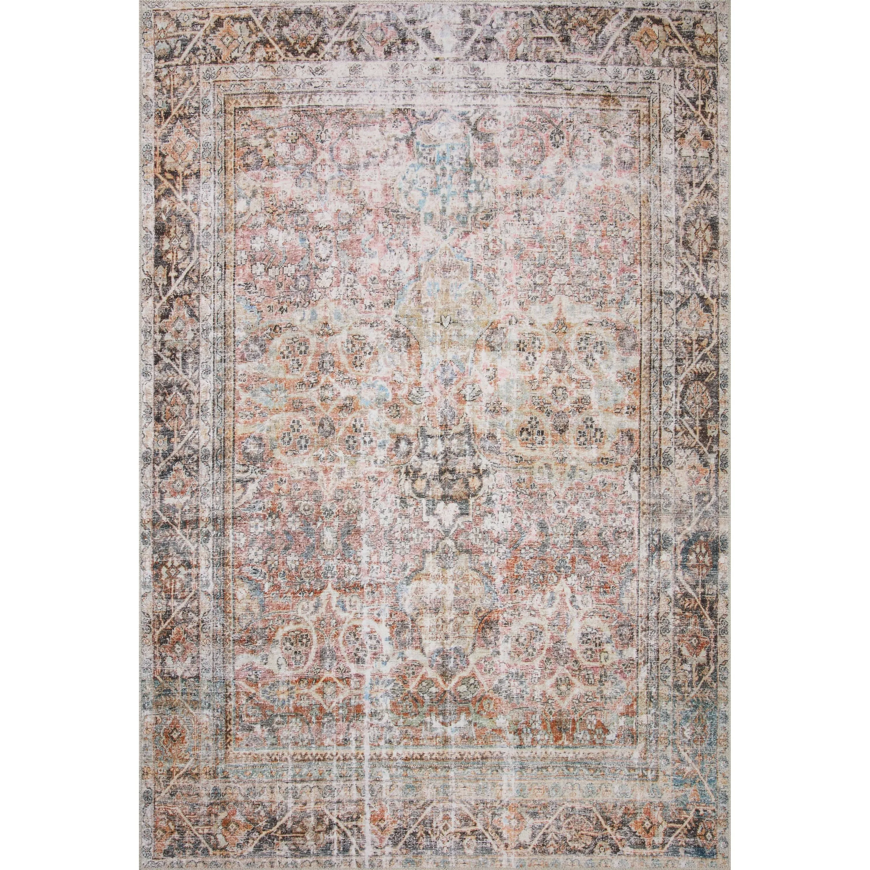 Alexander Home Bella Distressed Vintage Area Rug