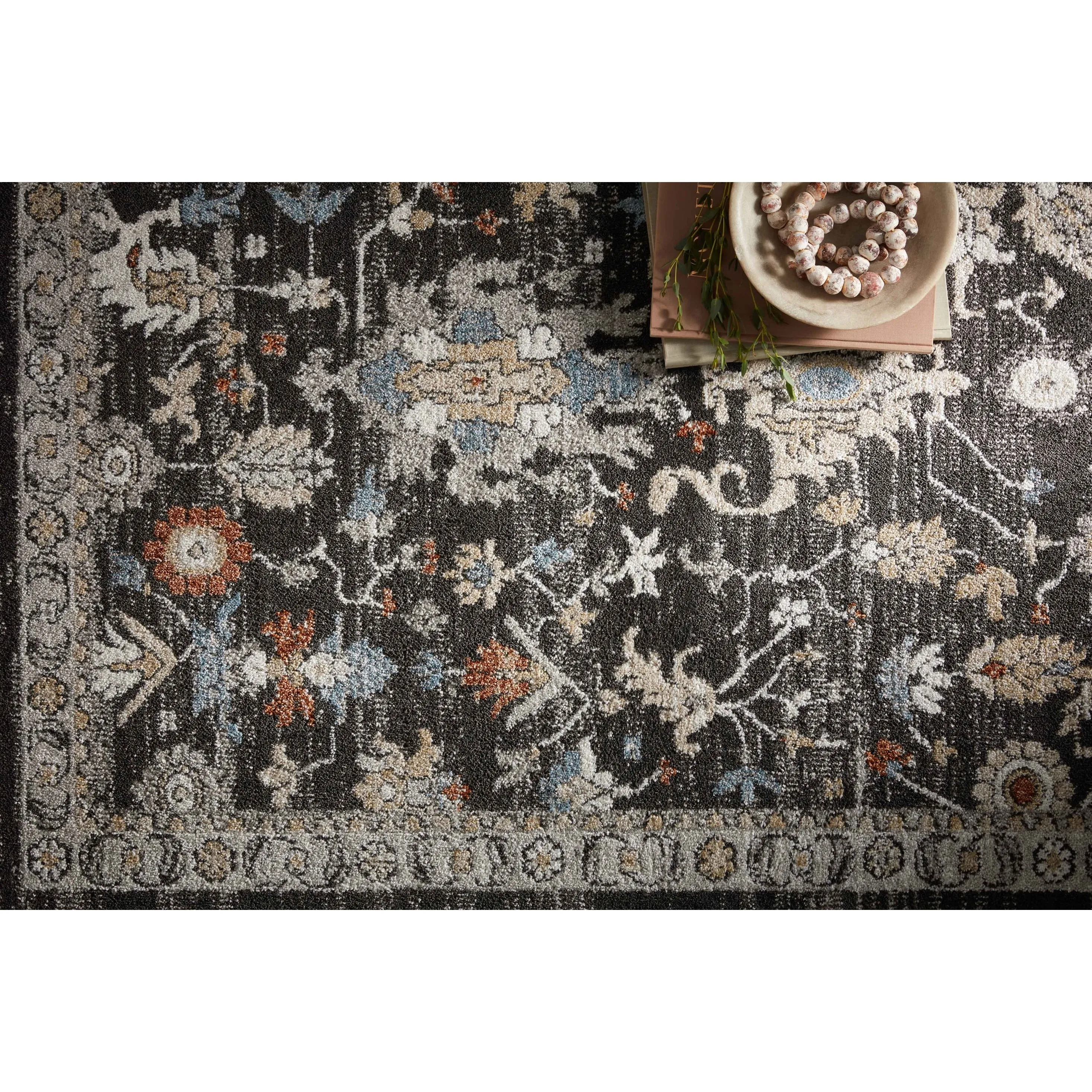 Alexander Home Colette Vintage Garden Traditional Area Rug