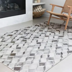 Alexander Home Davide Printed Faux Cowhide Area Rug