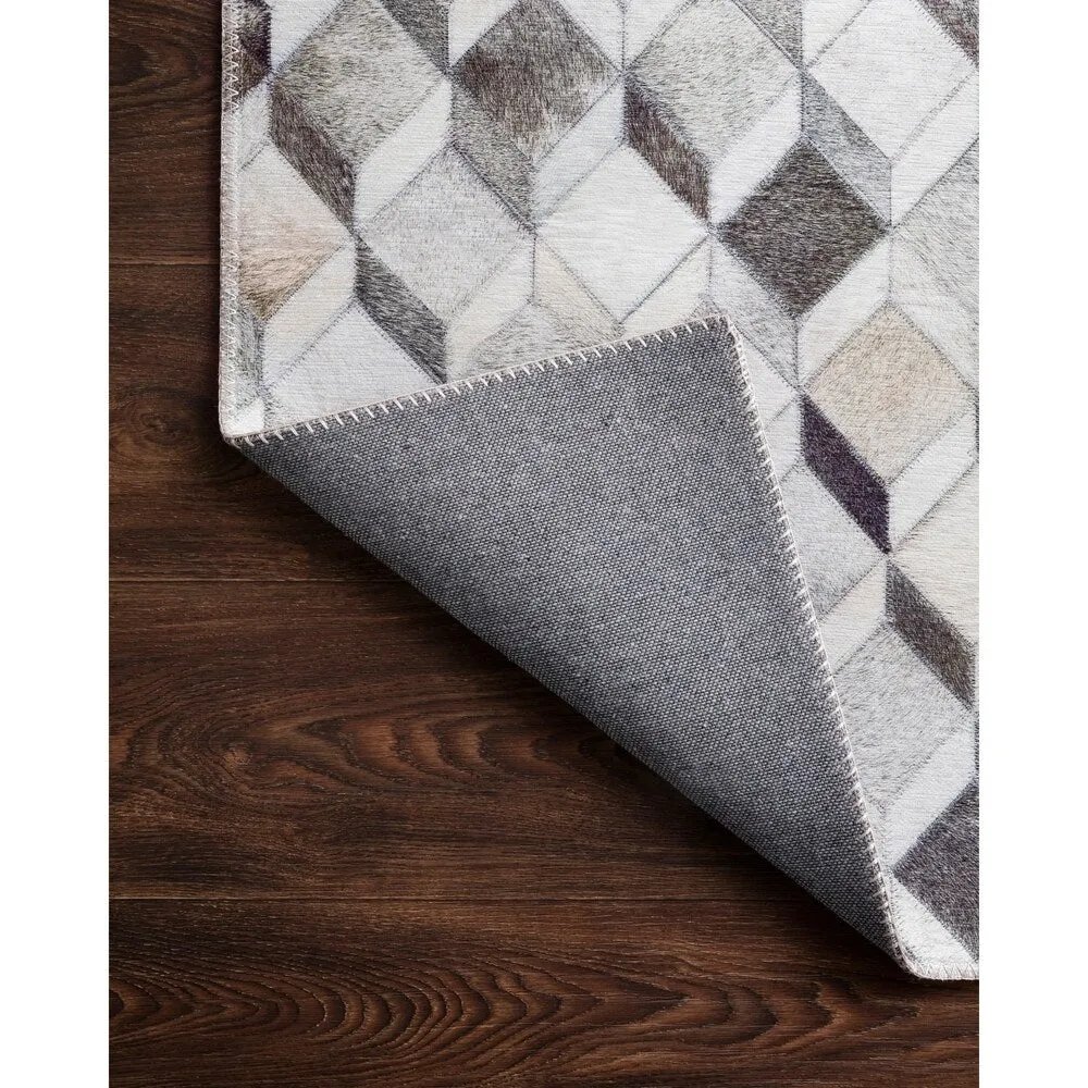 Alexander Home Davide Printed Faux Cowhide Area Rug