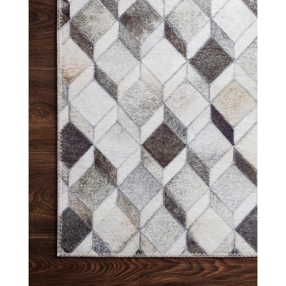 Alexander Home Davide Printed Faux Cowhide Area Rug
