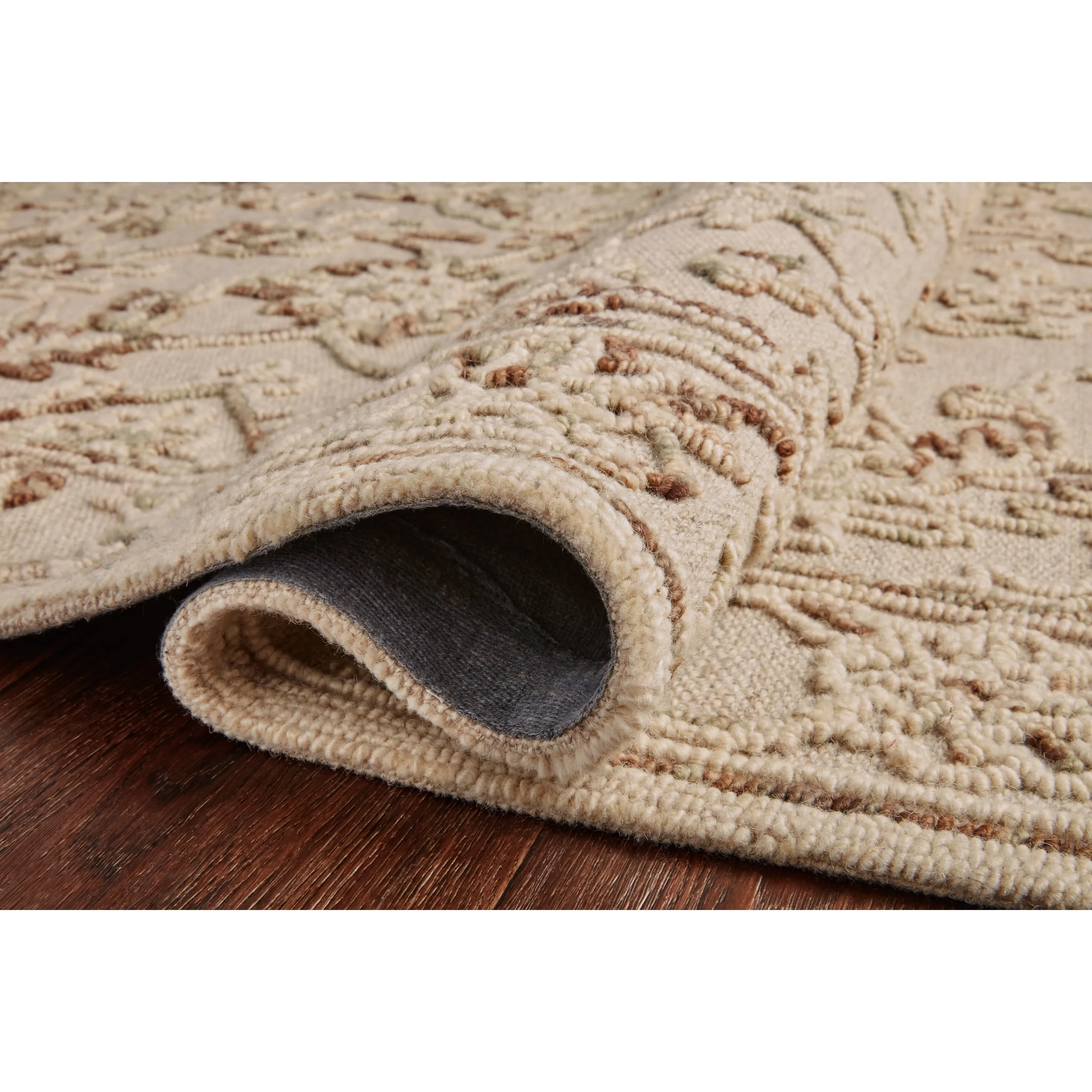 Alexander Home Diana Floral Wool Hooked Area Rug