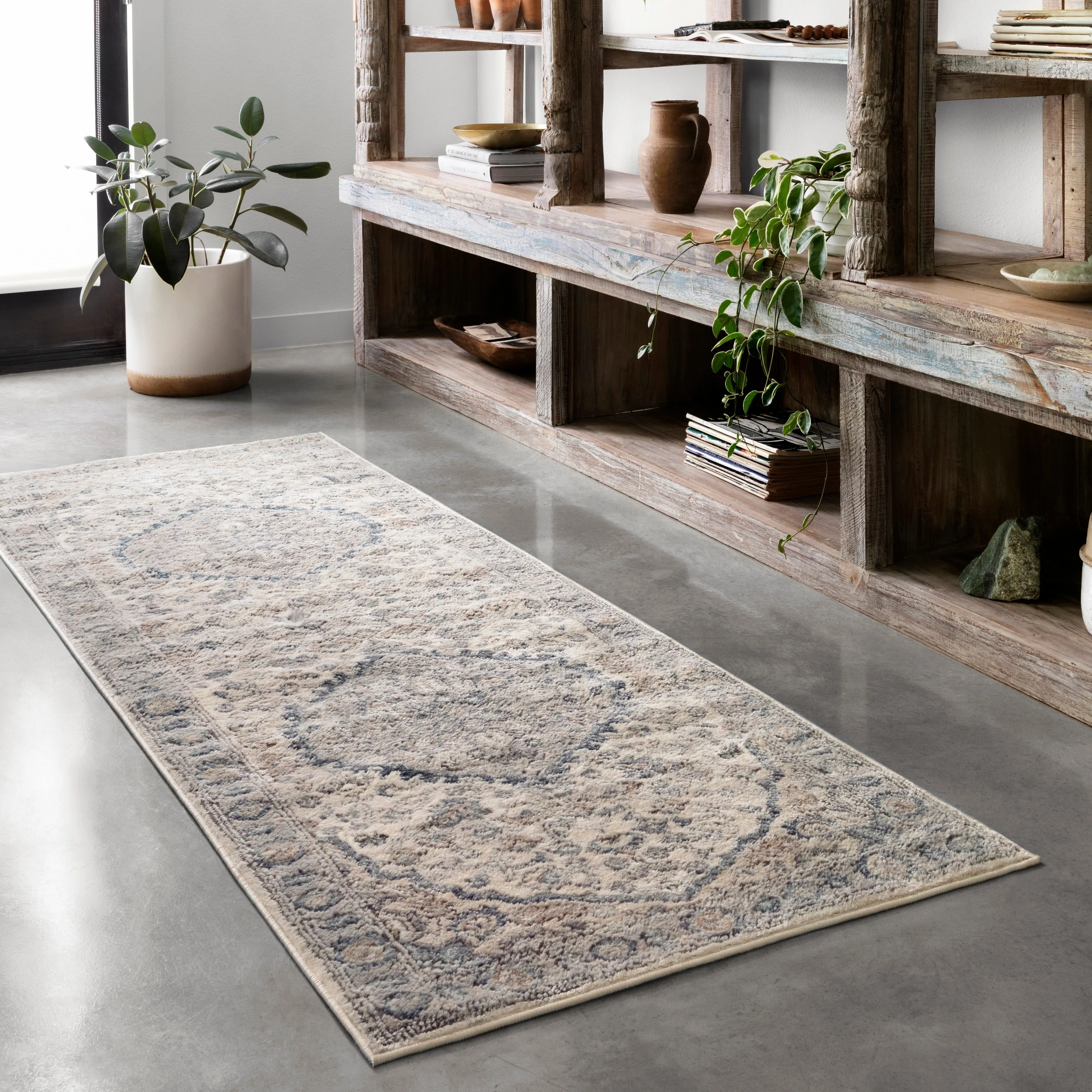 Alexander Home Josefina Floral & Medallion Traditional Area Rug
