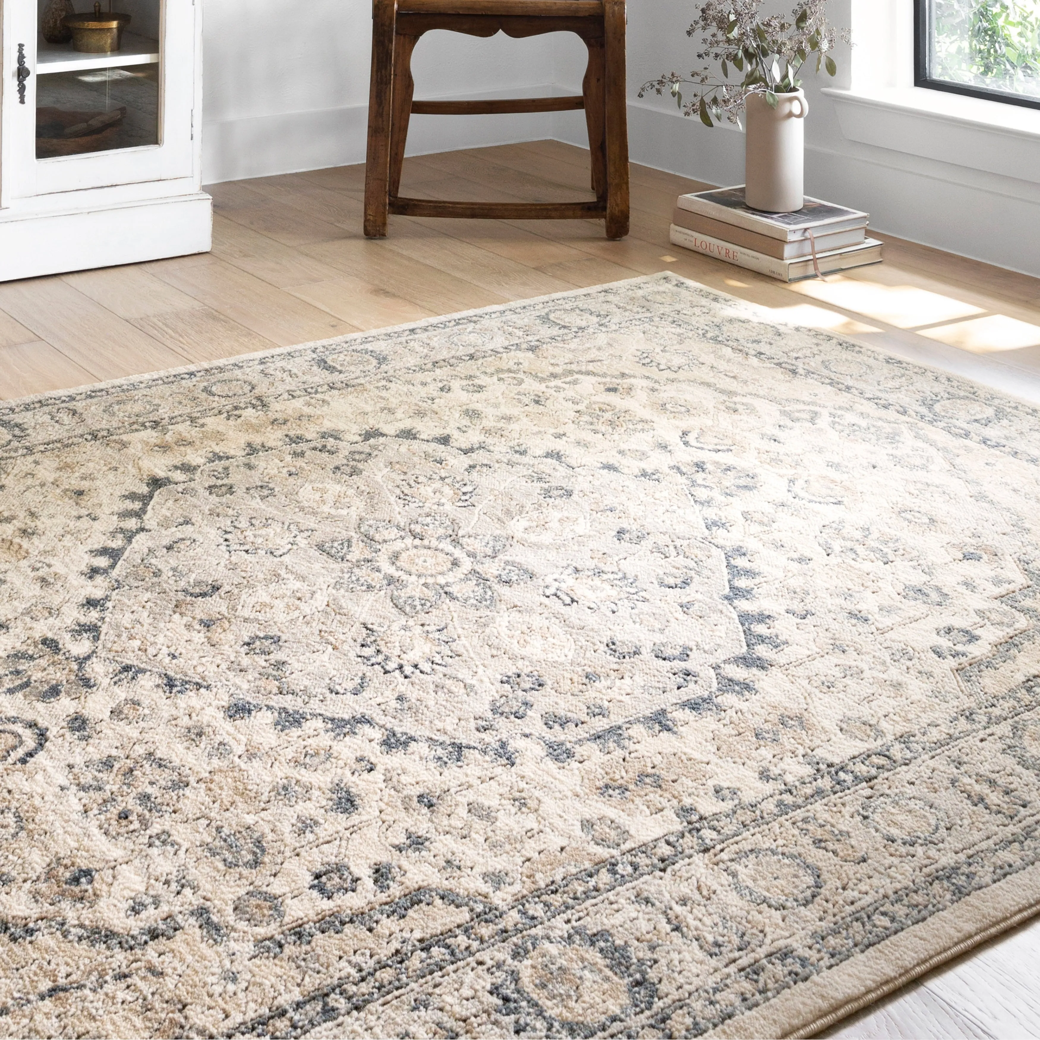 Alexander Home Josefina Floral & Medallion Traditional Area Rug