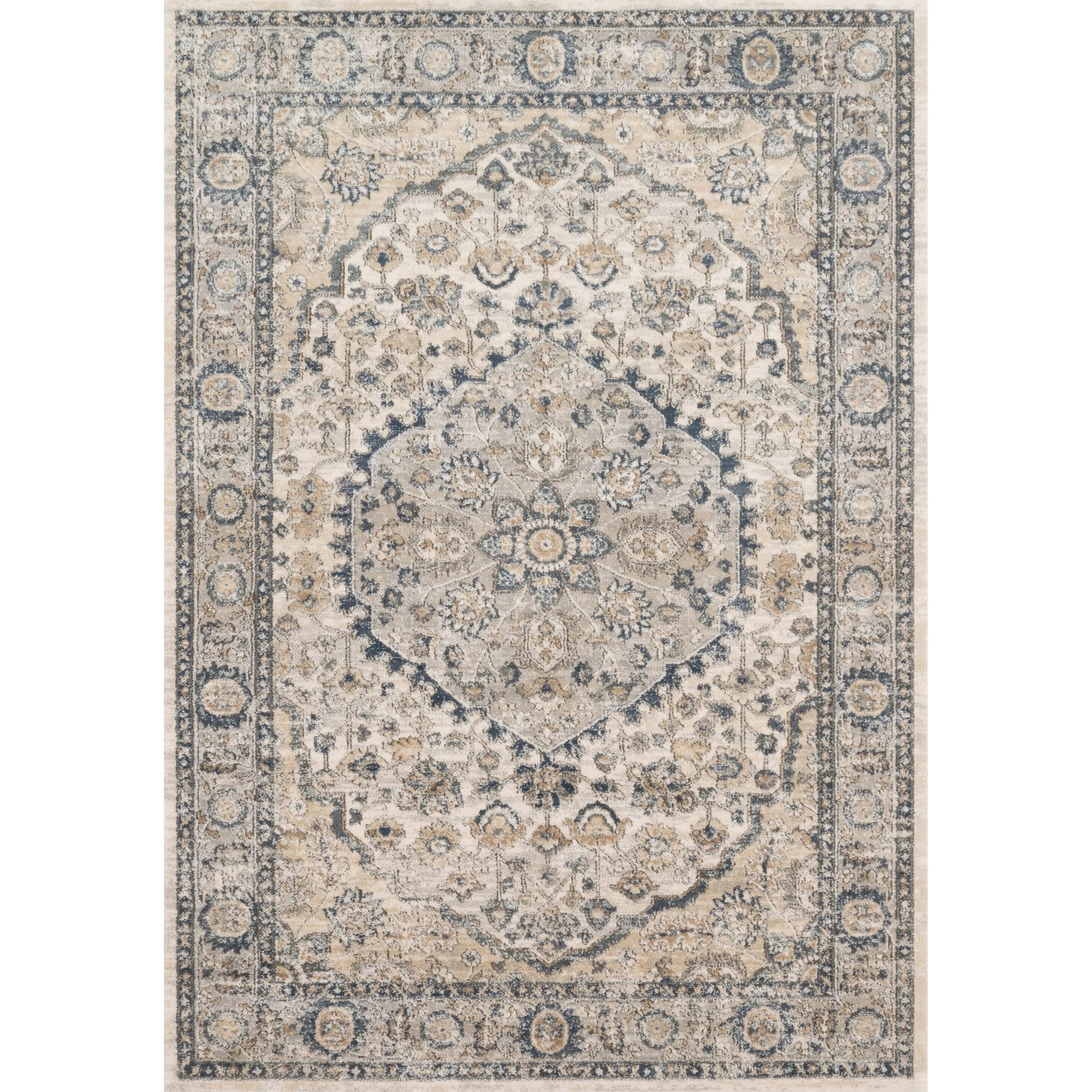 Alexander Home Josefina Floral & Medallion Traditional Area Rug