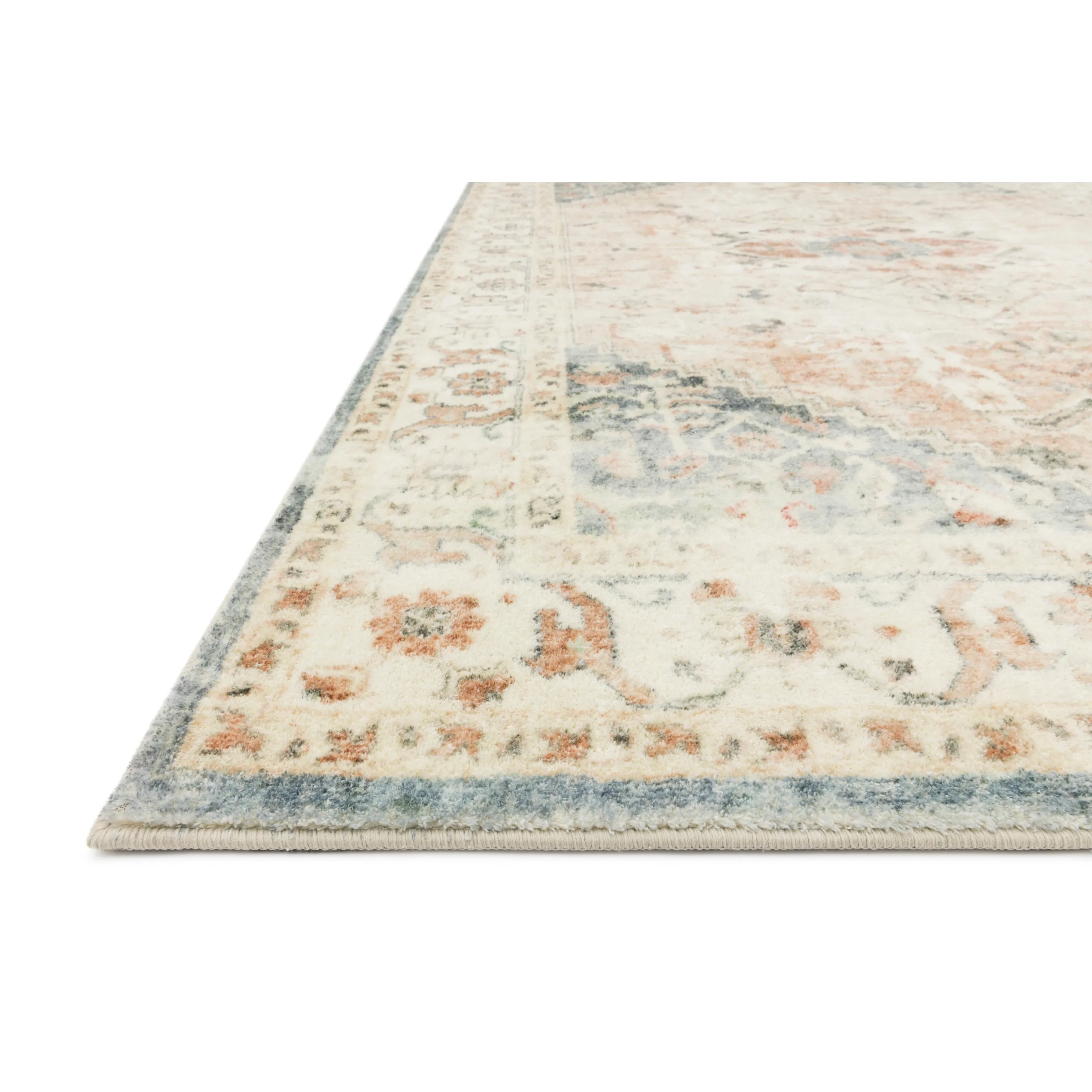 Alexander Home Juliet Ultra-soft Distressed Framed Persian Rug
